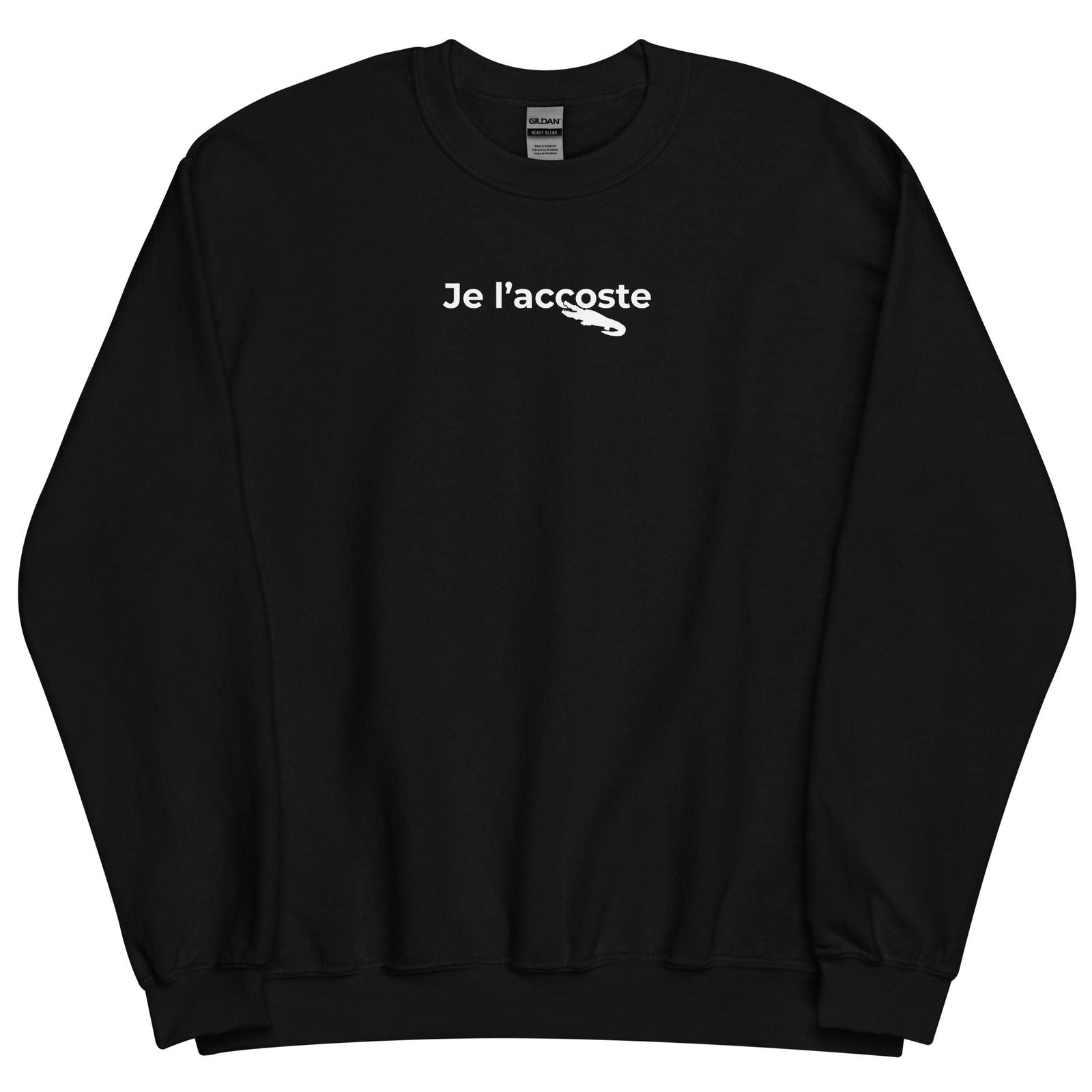 Sweat unisexe col rond Je l'accoste - Sedurro