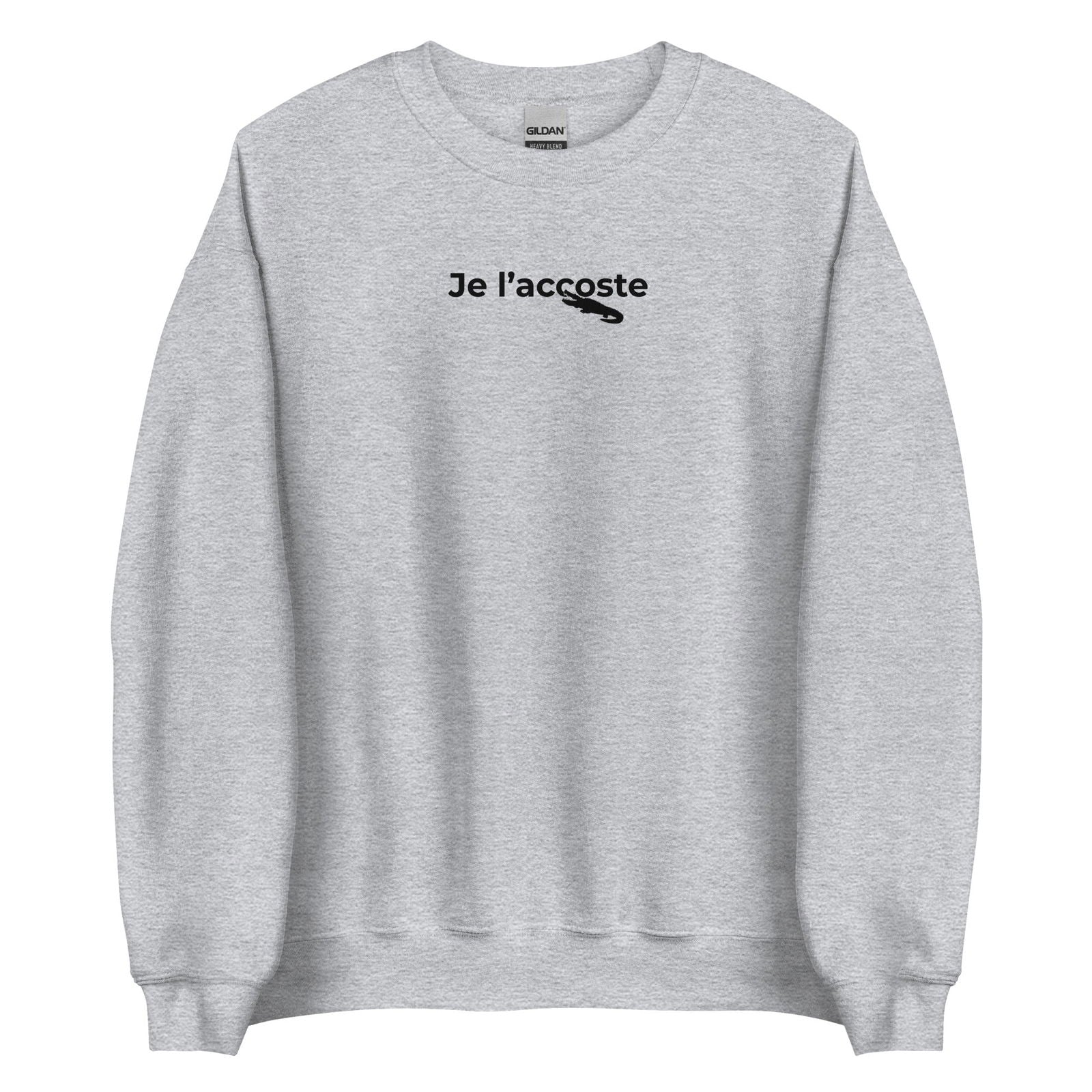 Sweat unisexe col rond Je l'accoste - Sedurro