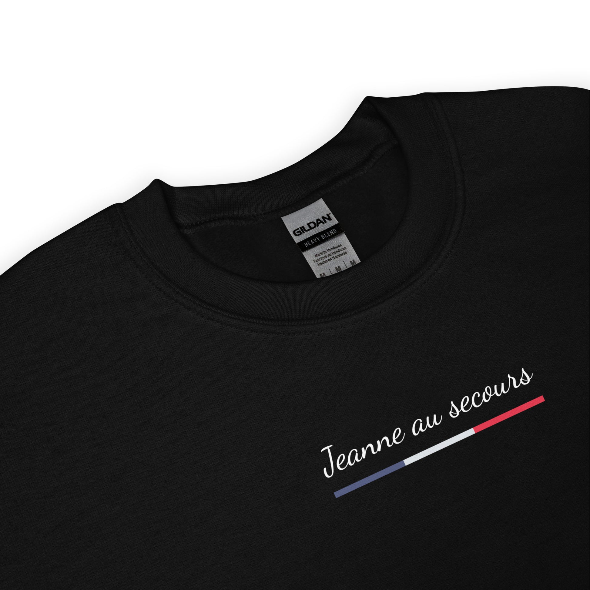 Sweat unisexe col rond Jeanne au secours - Sedurro