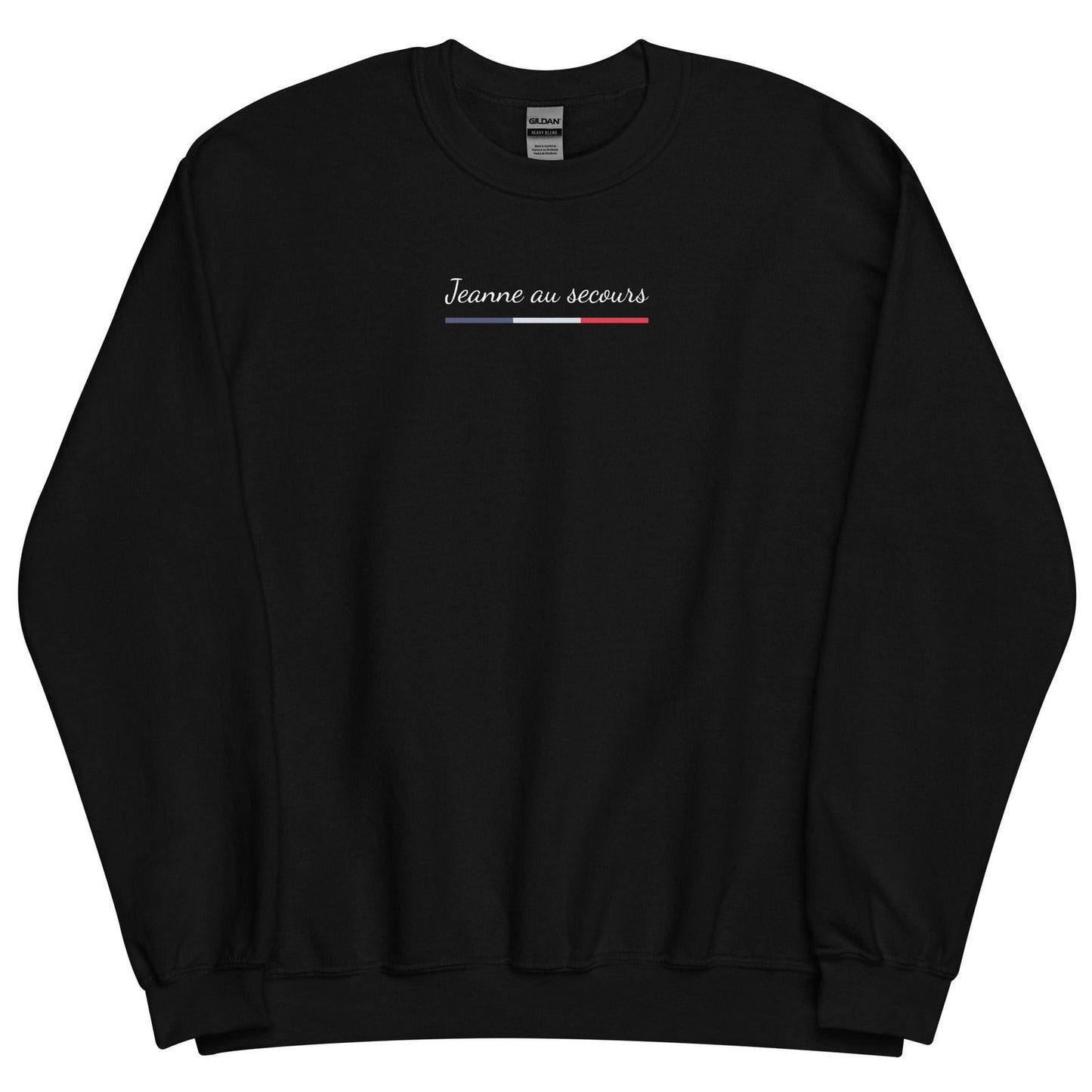 Sweat unisexe col rond Jeanne au secours - Sedurro