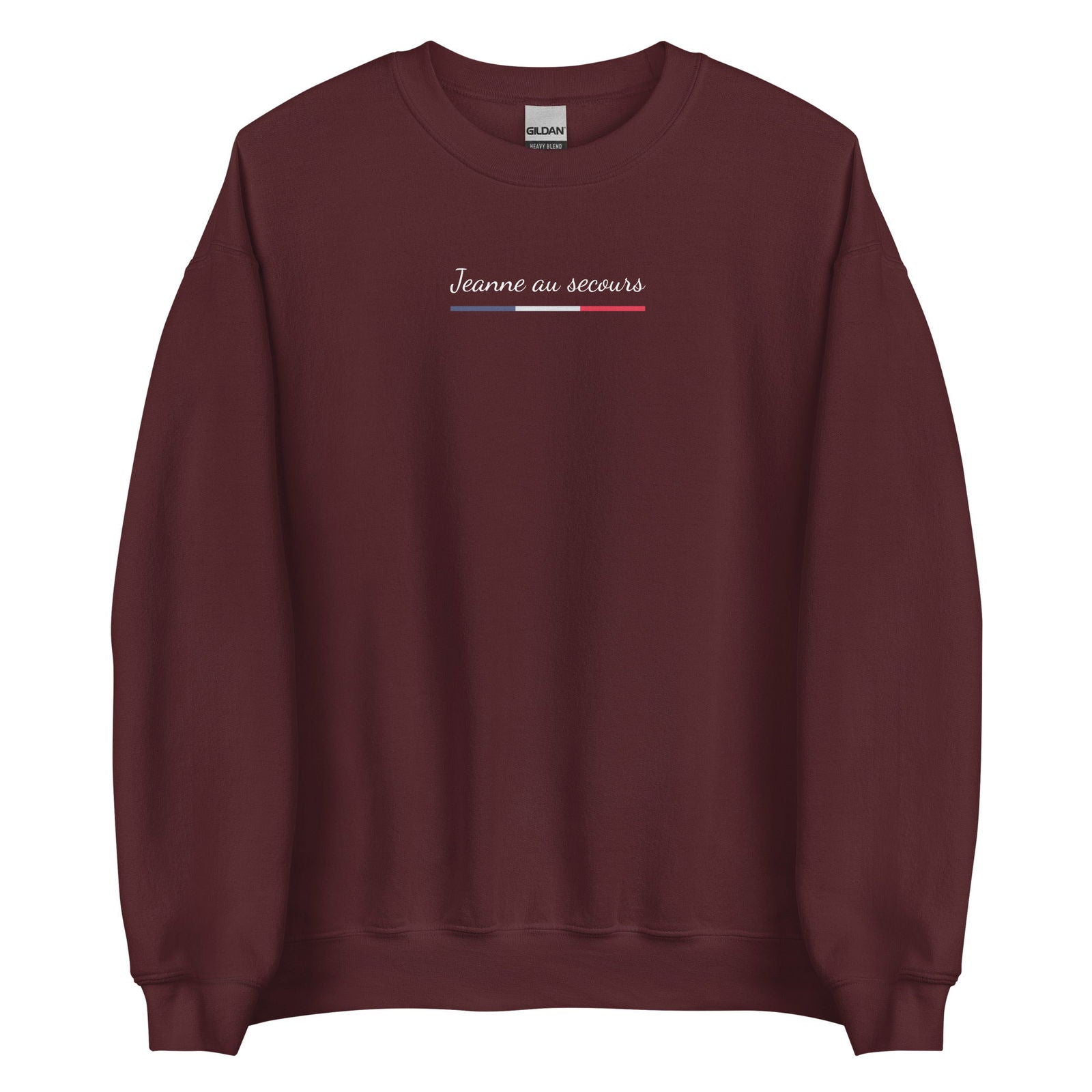 Sweat unisexe col rond Jeanne au secours Bordeaux - Sedurro
