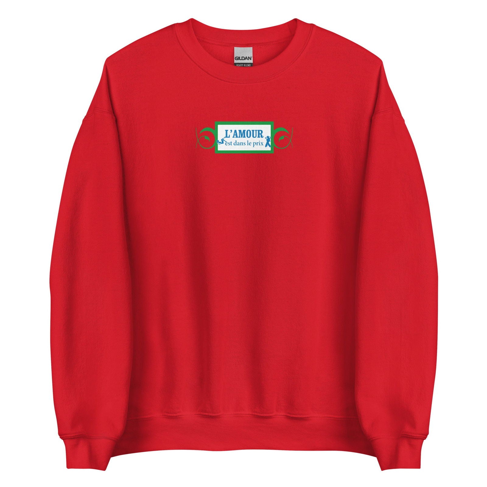 Sweat unisexe col rond L'amour est dans le prix - Sedurro