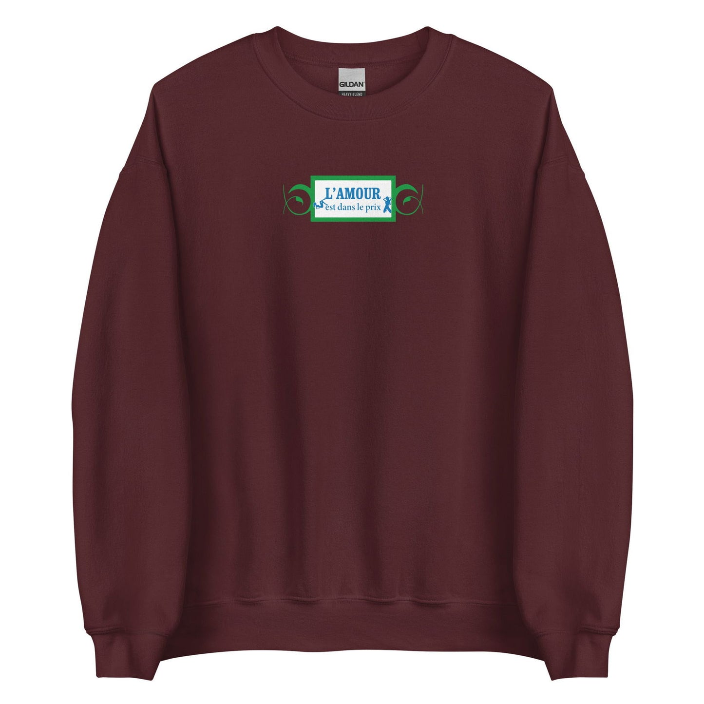 Sweat unisexe col rond L'amour est dans le prix - Sedurro