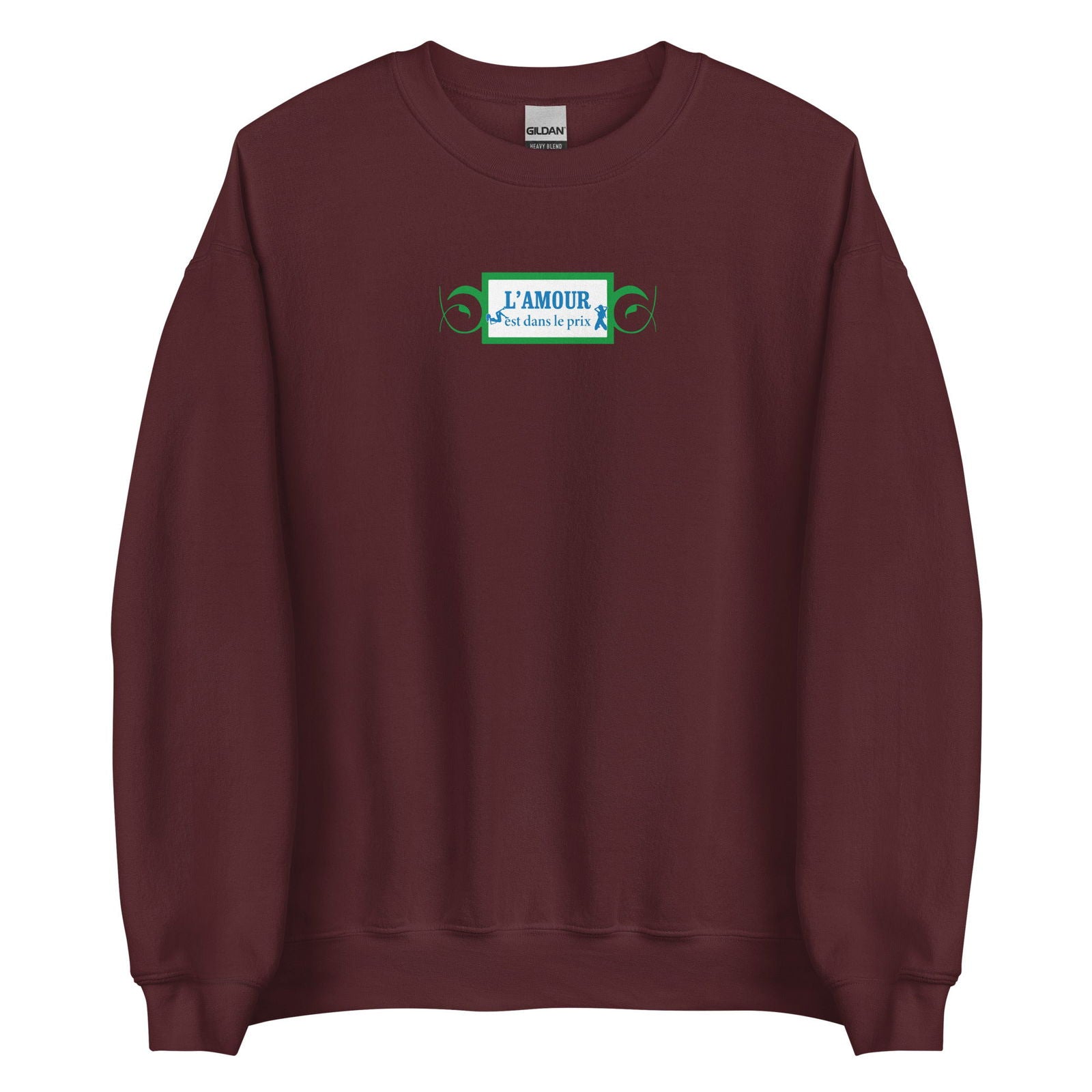 Sweat unisexe col rond L'amour est dans le prix - Sedurro
