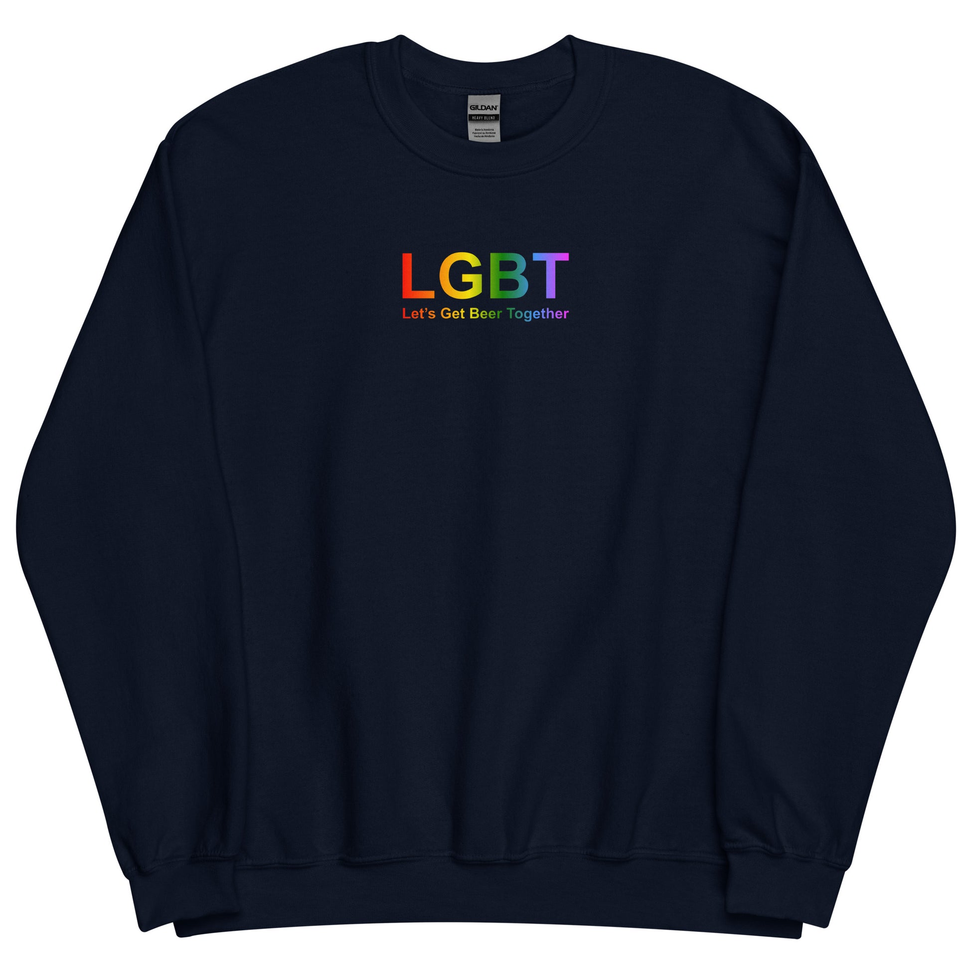 Sweat unisexe col rond LGBT Let's Get Beer Together - Sedurro