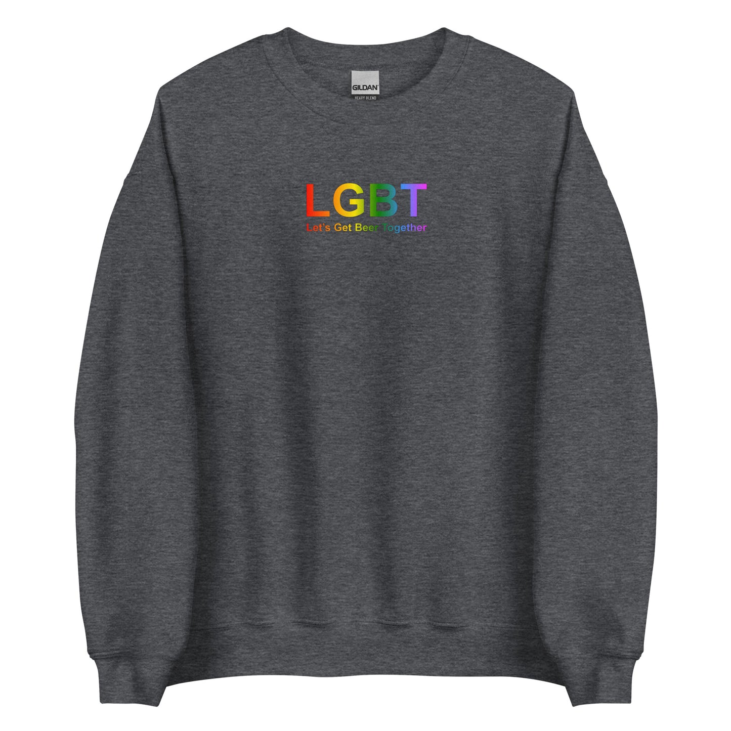 Sweat unisexe col rond LGBT Let's Get Beer Together - Sedurro