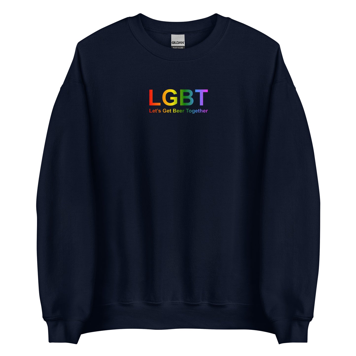 Sweat unisexe col rond LGBT Let's Get Beer Together - Sedurro
