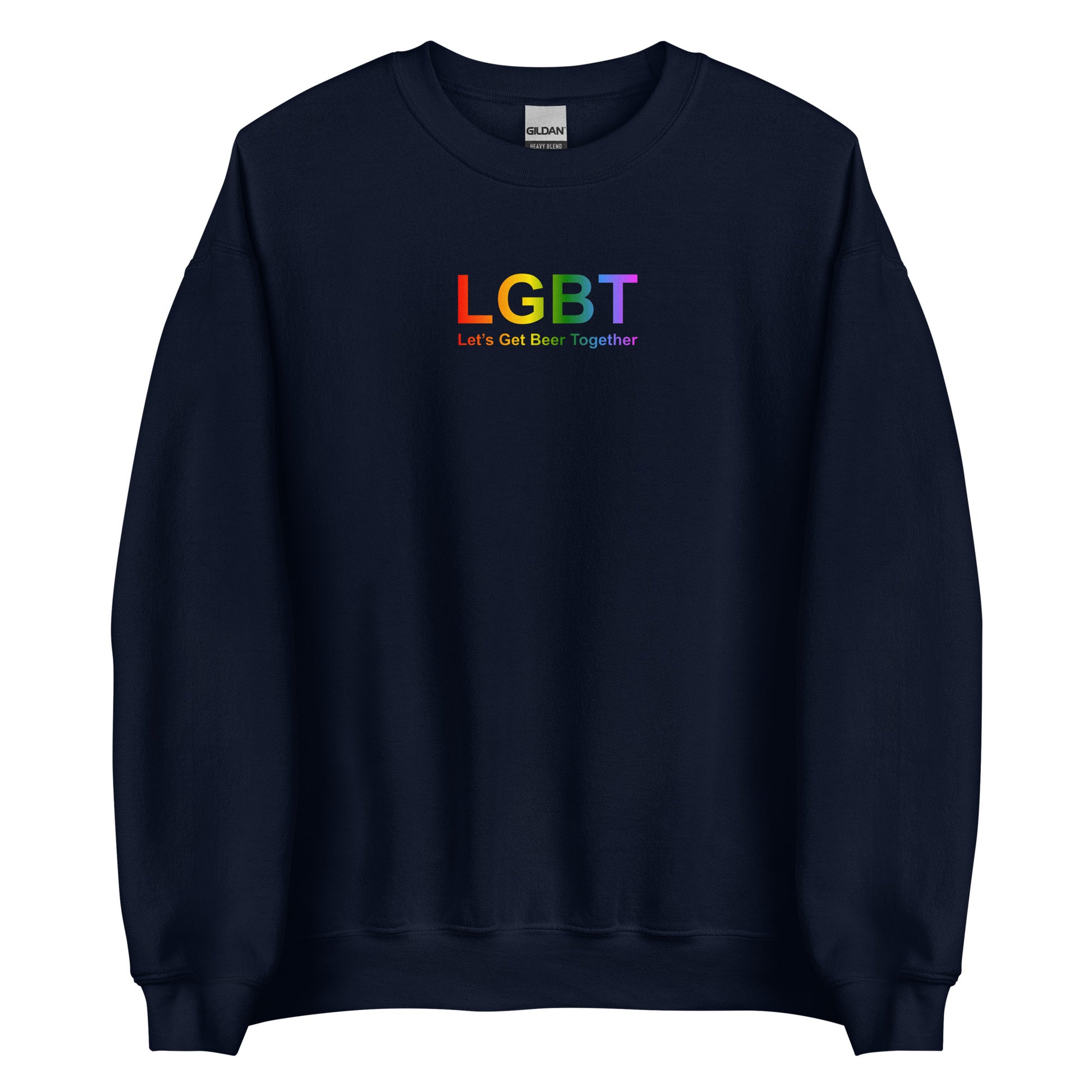 Sweat unisexe col rond LGBT Let's Get Beer Together - Sedurro