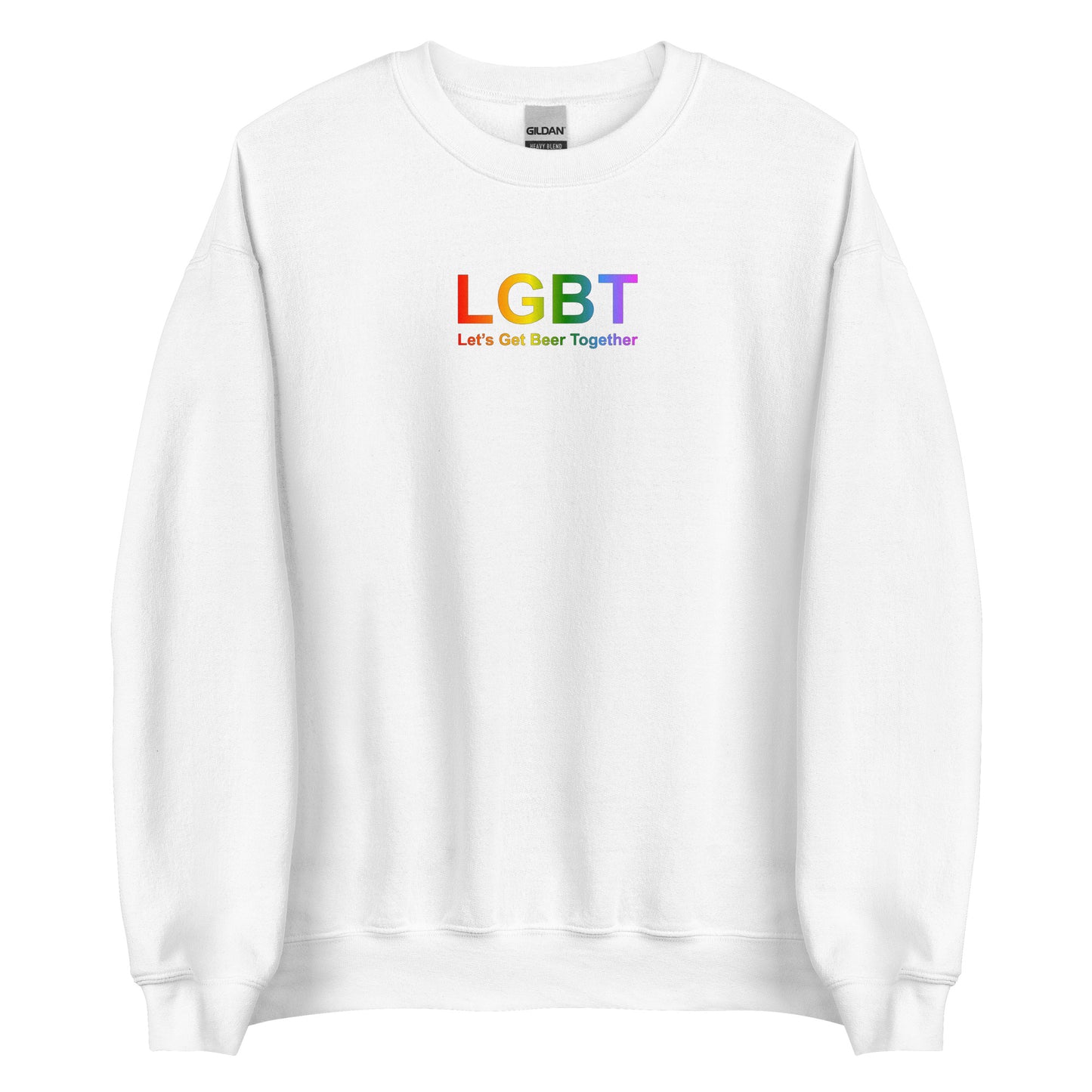 Sweat unisexe col rond LGBT Let's Get Beer Together - Sedurro