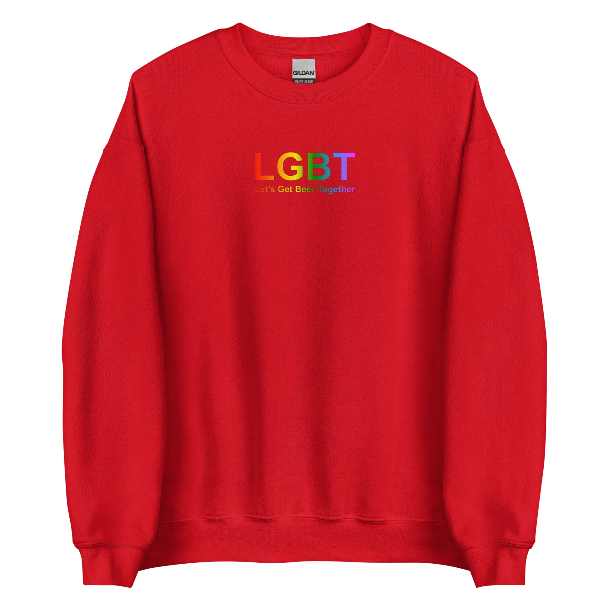 Sweat unisexe col rond LGBT Let's Get Beer Together - Sedurro