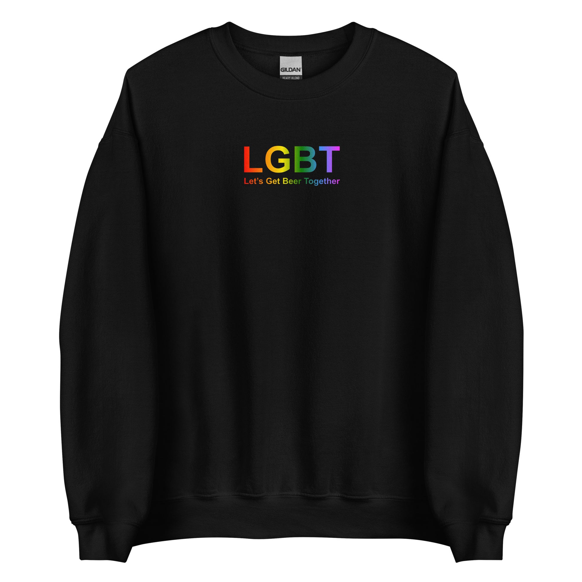 Sweat unisexe col rond LGBT Let's Get Beer Together - Sedurro