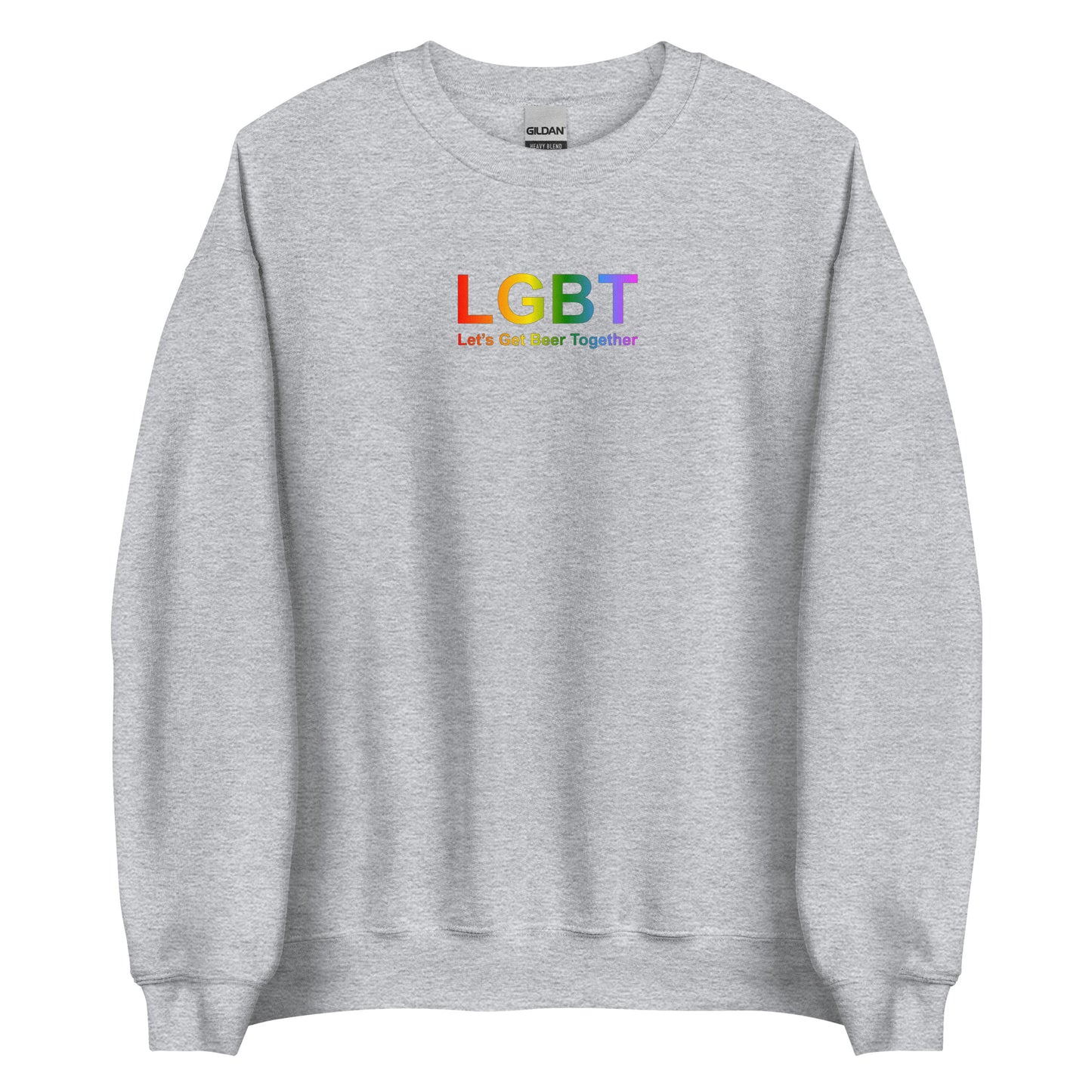 Sweat unisexe col rond LGBT Let's Get Beer Together - Sedurro