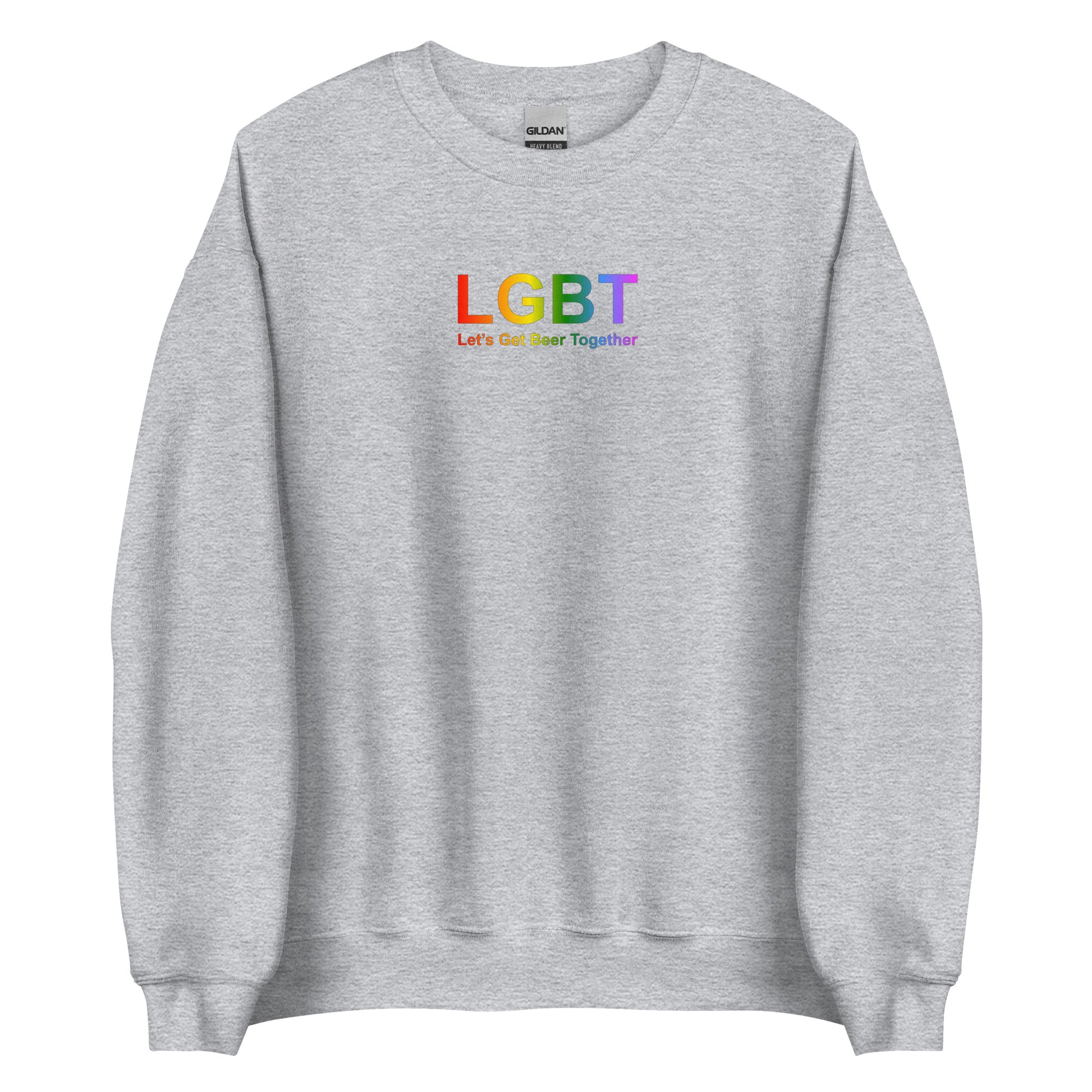 Sweat unisexe col rond LGBT Let's Get Beer Together - Sedurro