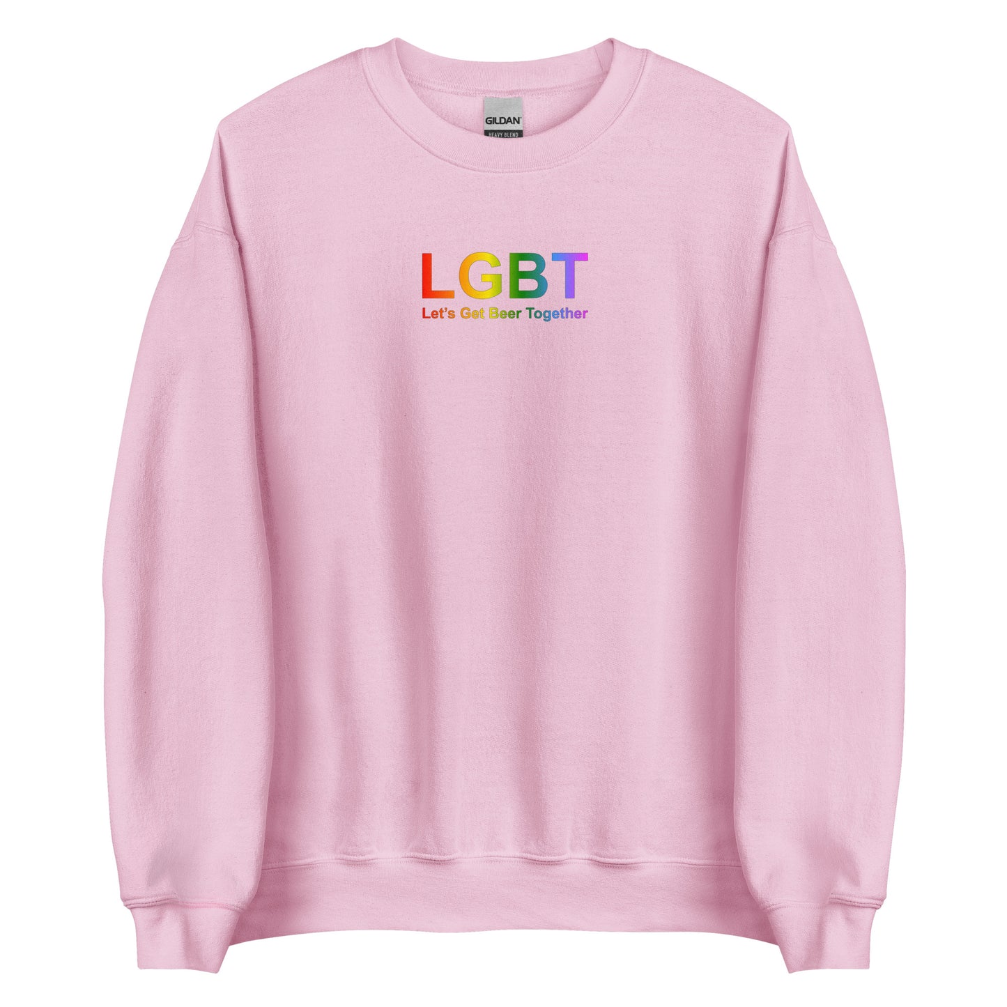 Sweat unisexe col rond LGBT Let's Get Beer Together - Sedurro