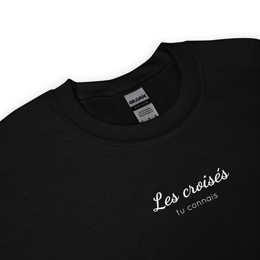 Sweat unisexe col rond Les croisés tu connais - Sedurro