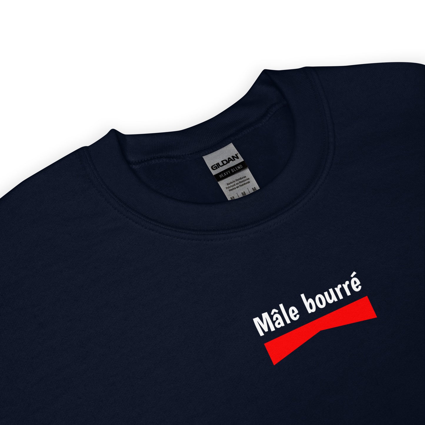 Sweat unisexe col rond Mâle bourré - Sedurro