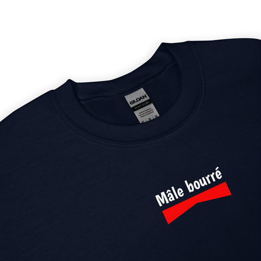 Sweat unisexe col rond Mâle bourré - Sedurro