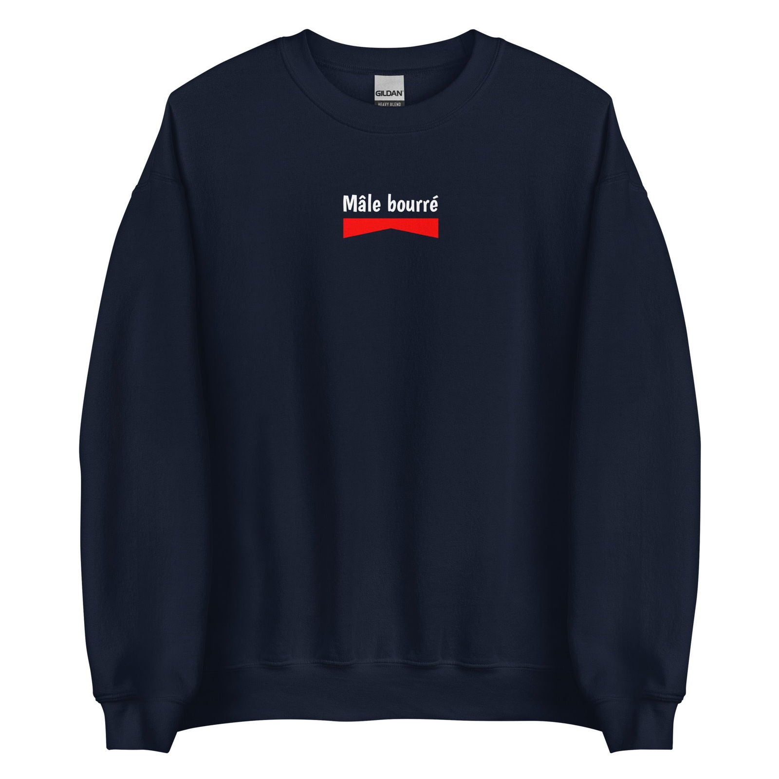 Sweat unisexe col rond Mâle bourré - Sedurro