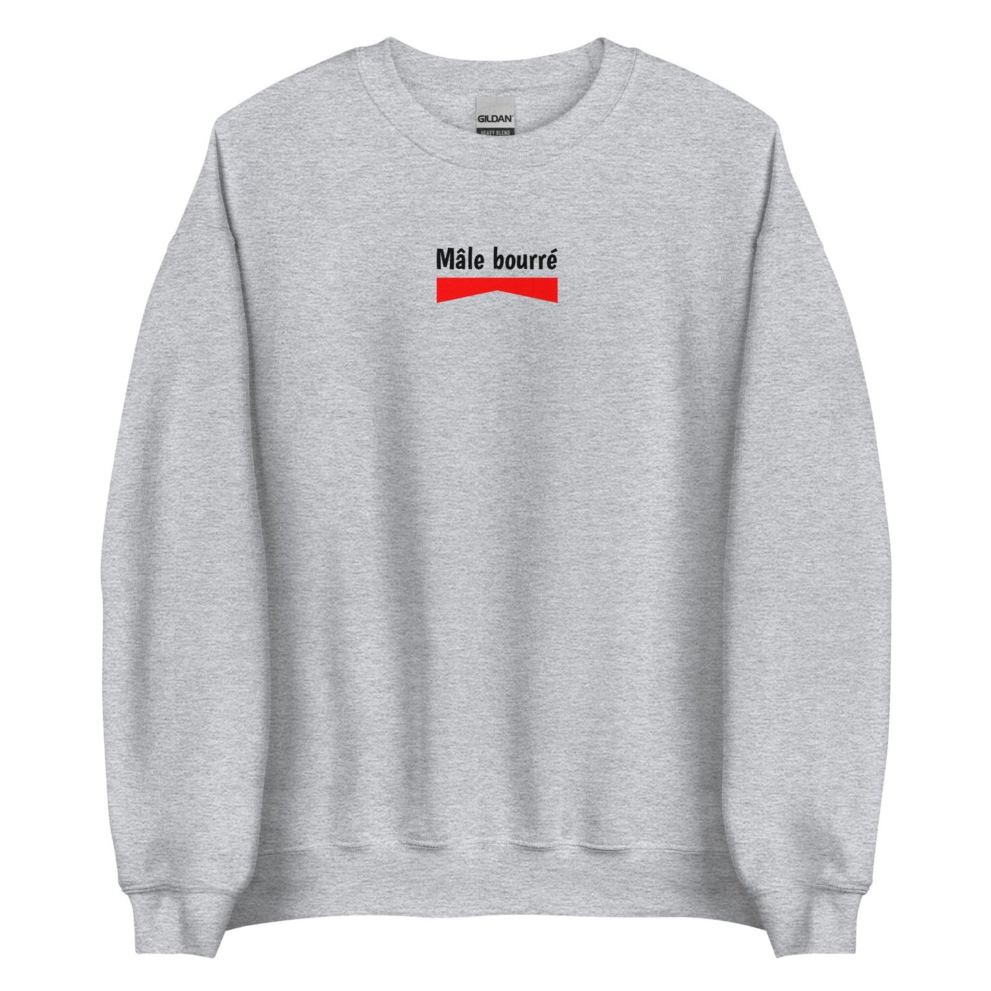 Sweat unisexe col rond Mâle bourré - Sedurro