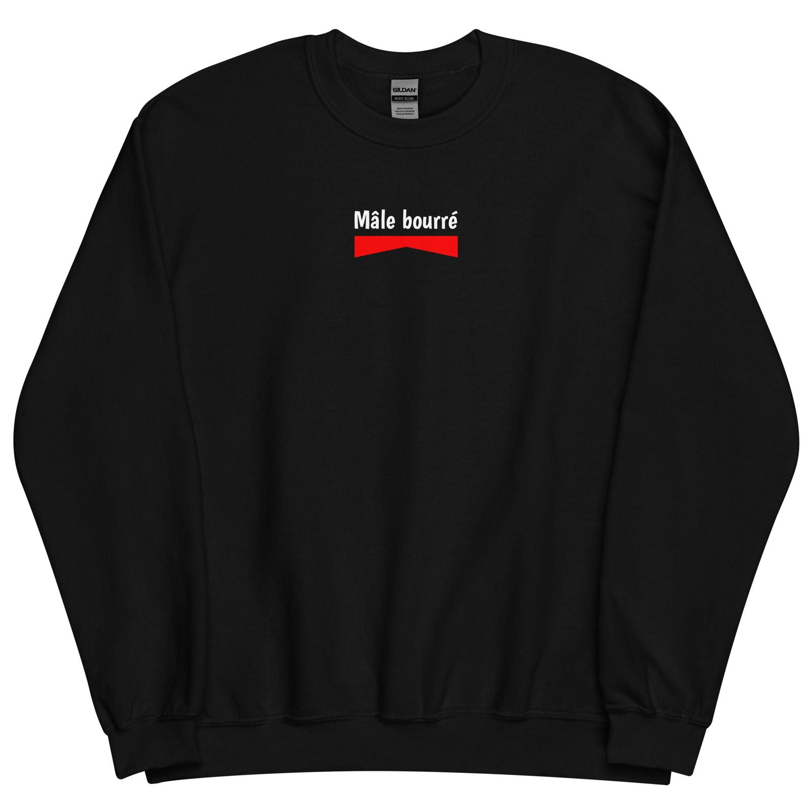 Sweat unisexe col rond Mâle bourré - Sedurro