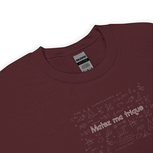 Sweat unisexe col rond Matez ma trique - Sedurro