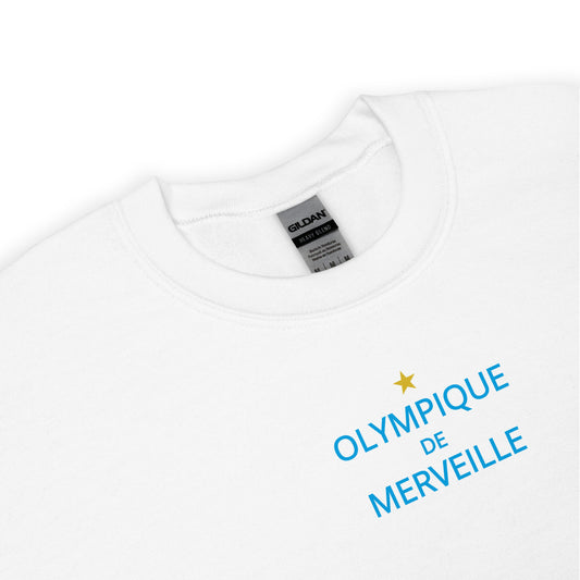 Sweat unisexe col rond Olympique de merveille - Sedurro