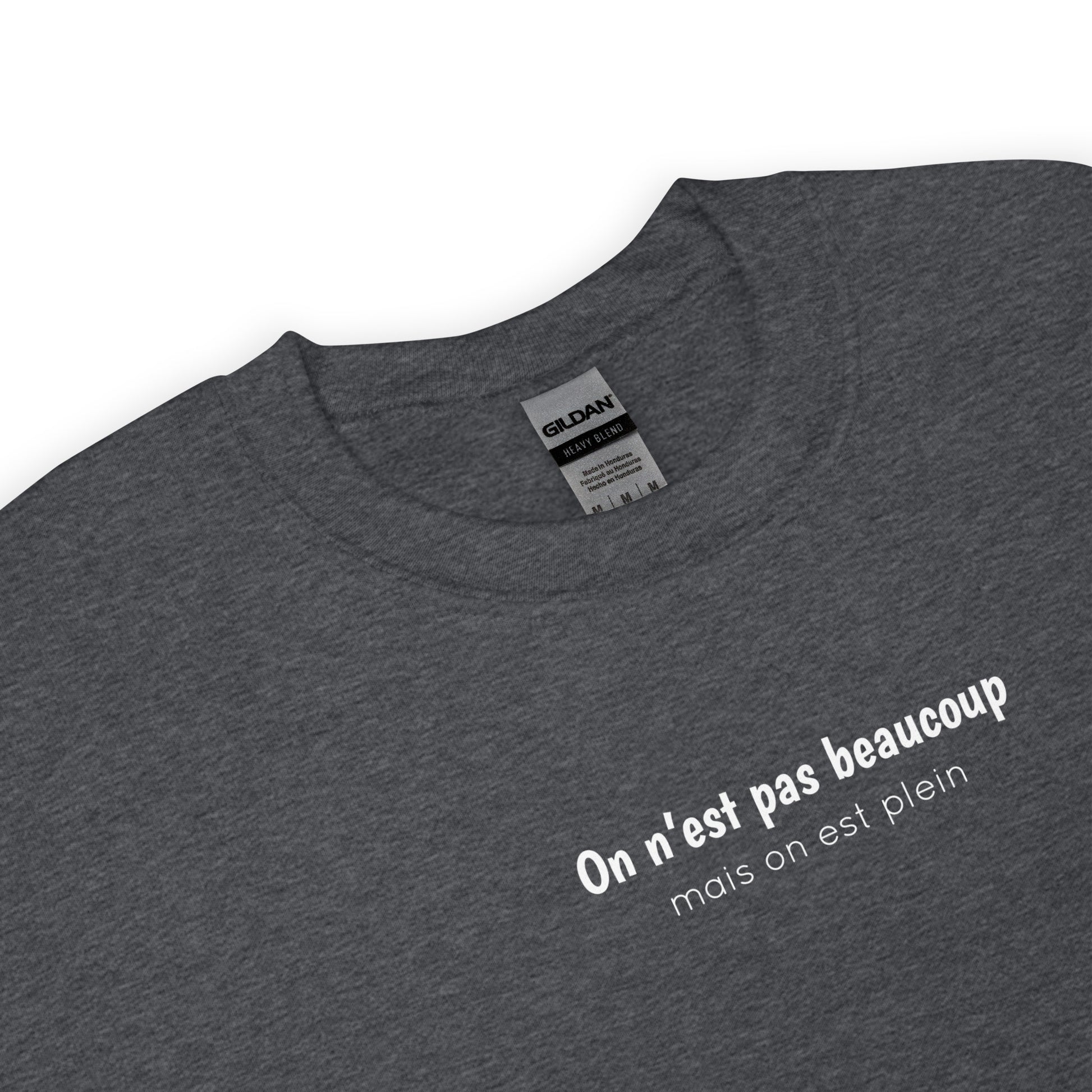 Sweat unisexe col rond On n'est pas beaucoup mais on est plein - Sedurro