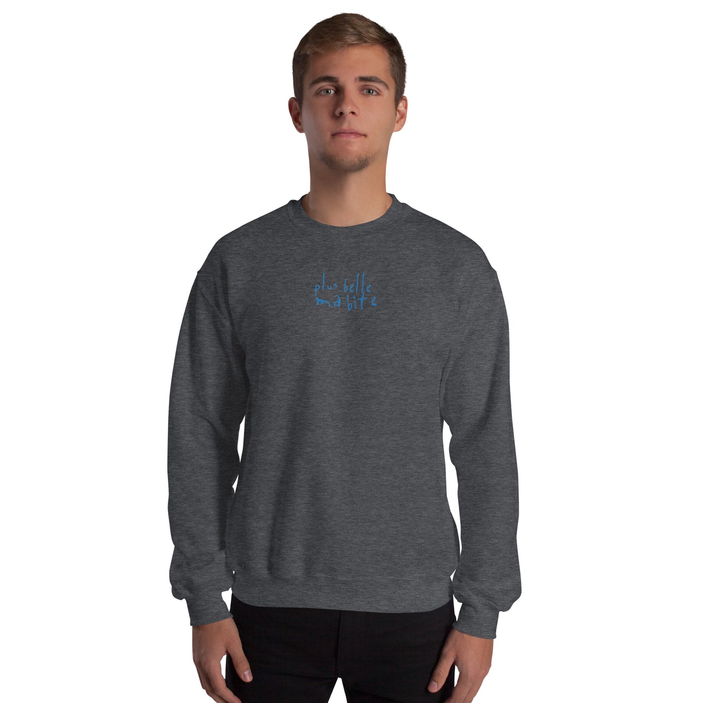 Sweat unisexe col rond Plus belle ma bite - Sedurro