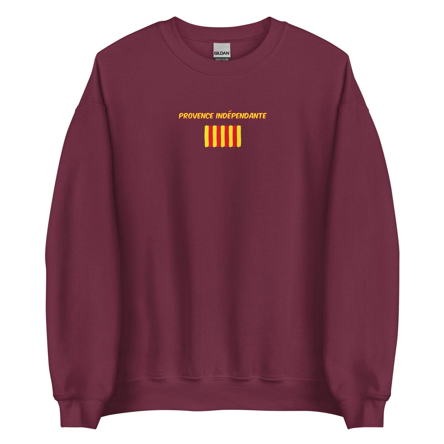Sweat unisexe col rond Provence indépendante Bordeaux - Sedurro
