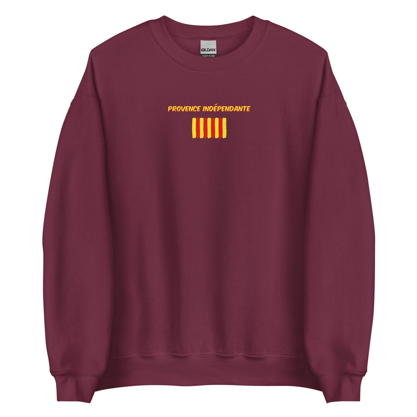 Sweat unisexe col rond Provence indépendante Bordeaux - Sedurro