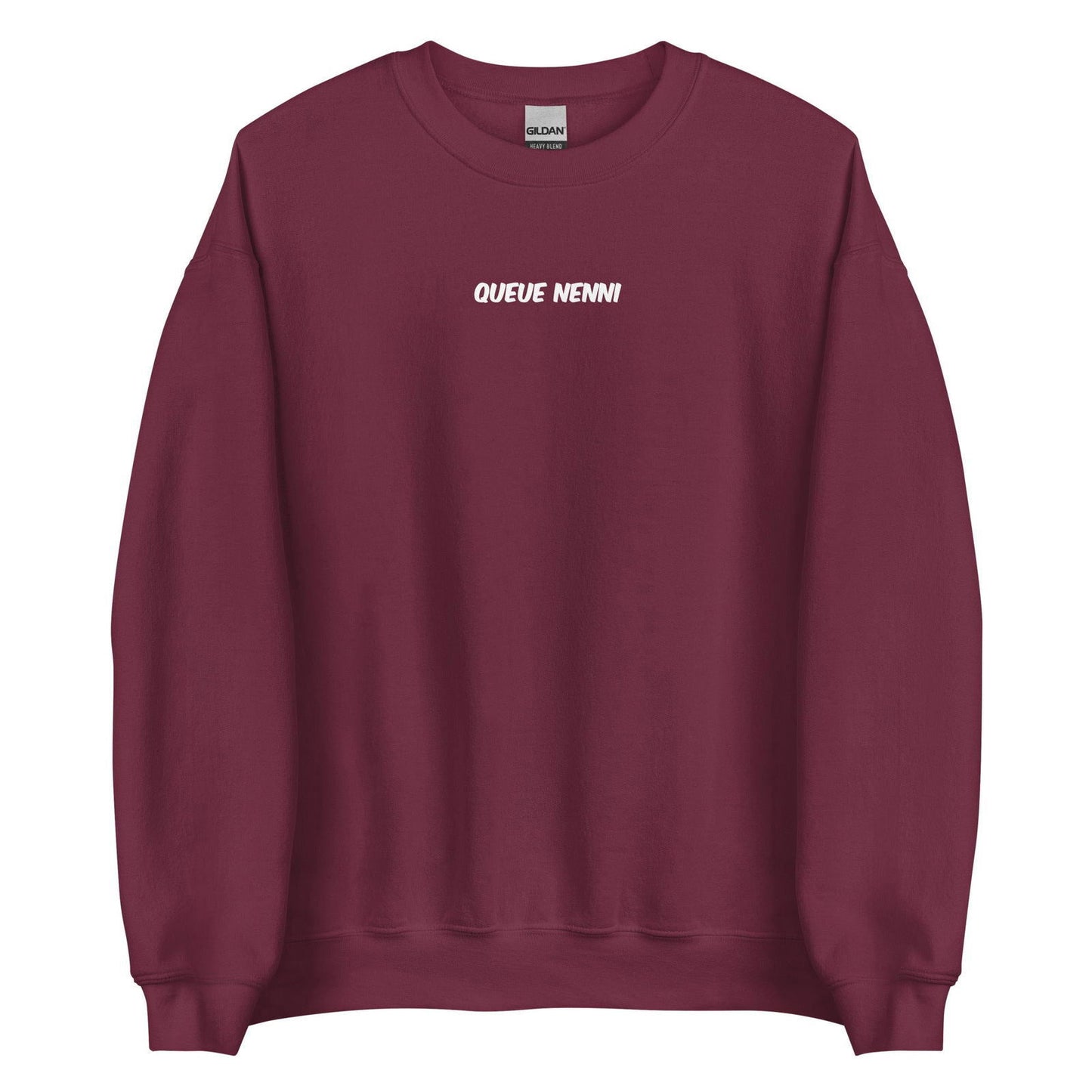 Sweat unisexe col rond Queue nenni Bordeaux - Sedurro
