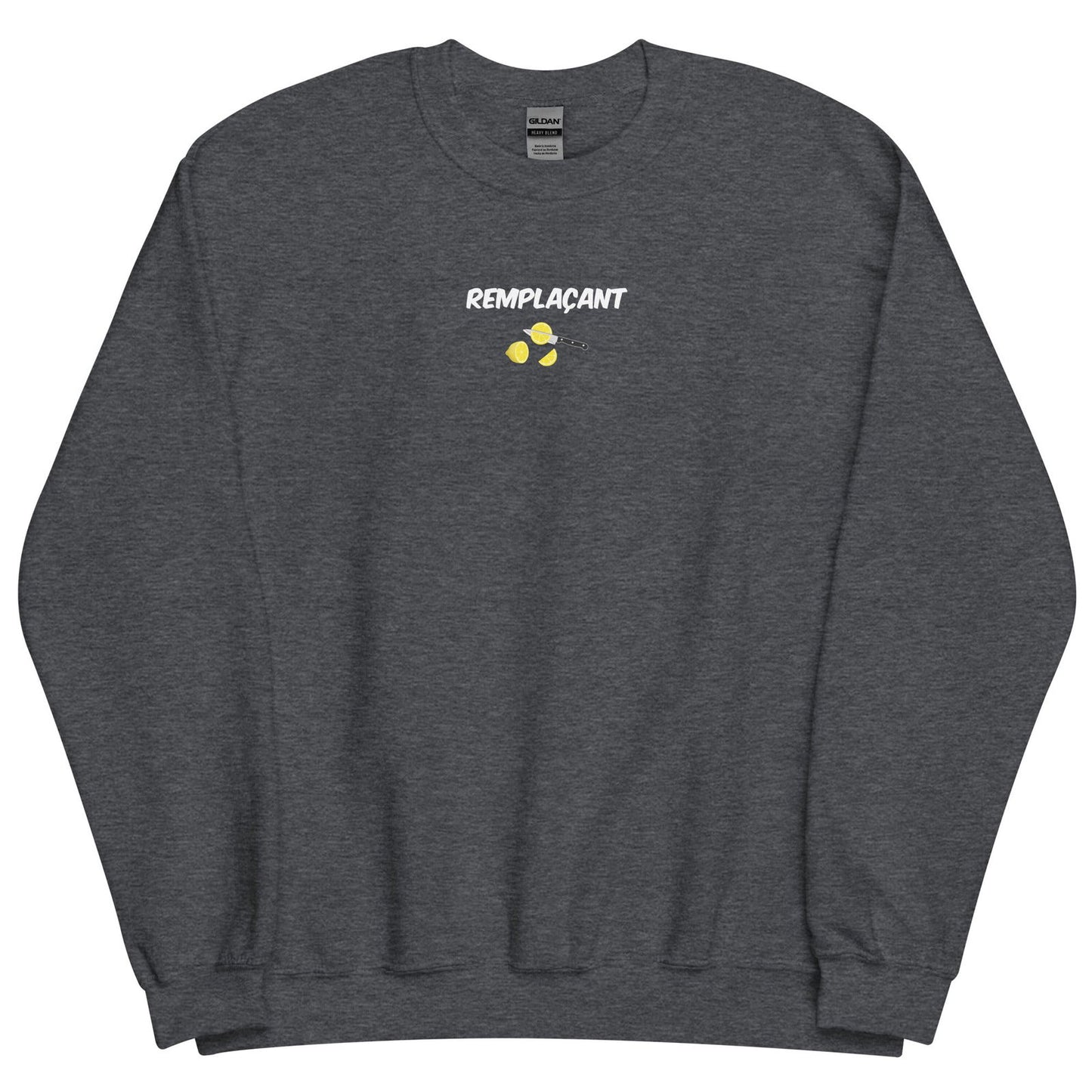 Sweat unisexe col rond Remplaçant coupeur de citrons - Sedurro