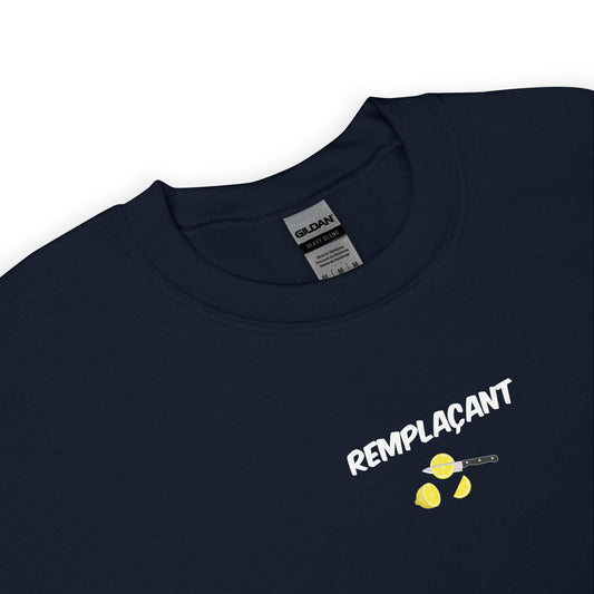 Sweat unisexe col rond Remplaçant coupeur de citrons - Sedurro