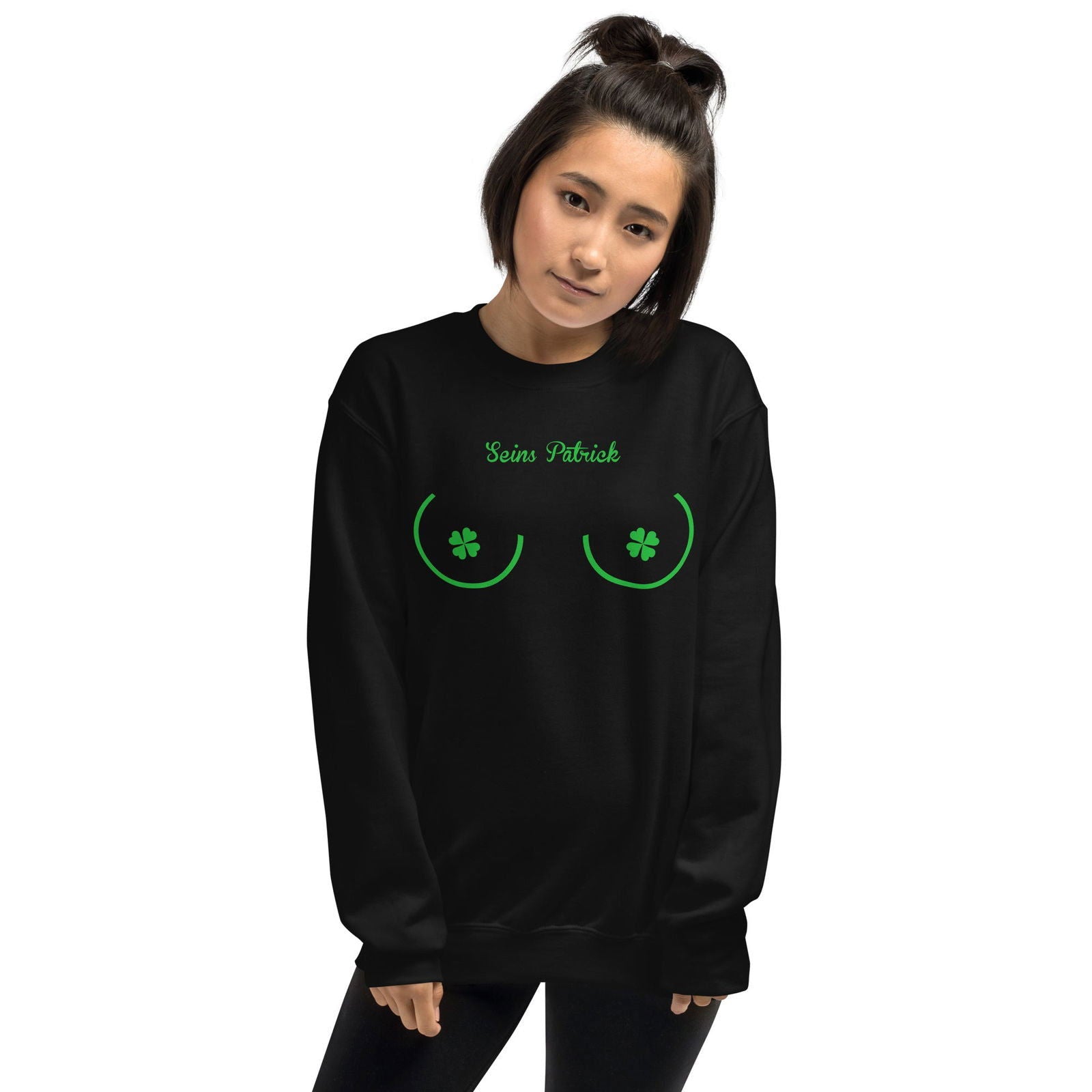 Sweat unisexe col rond Seins Saint Patrick - Sedurro
