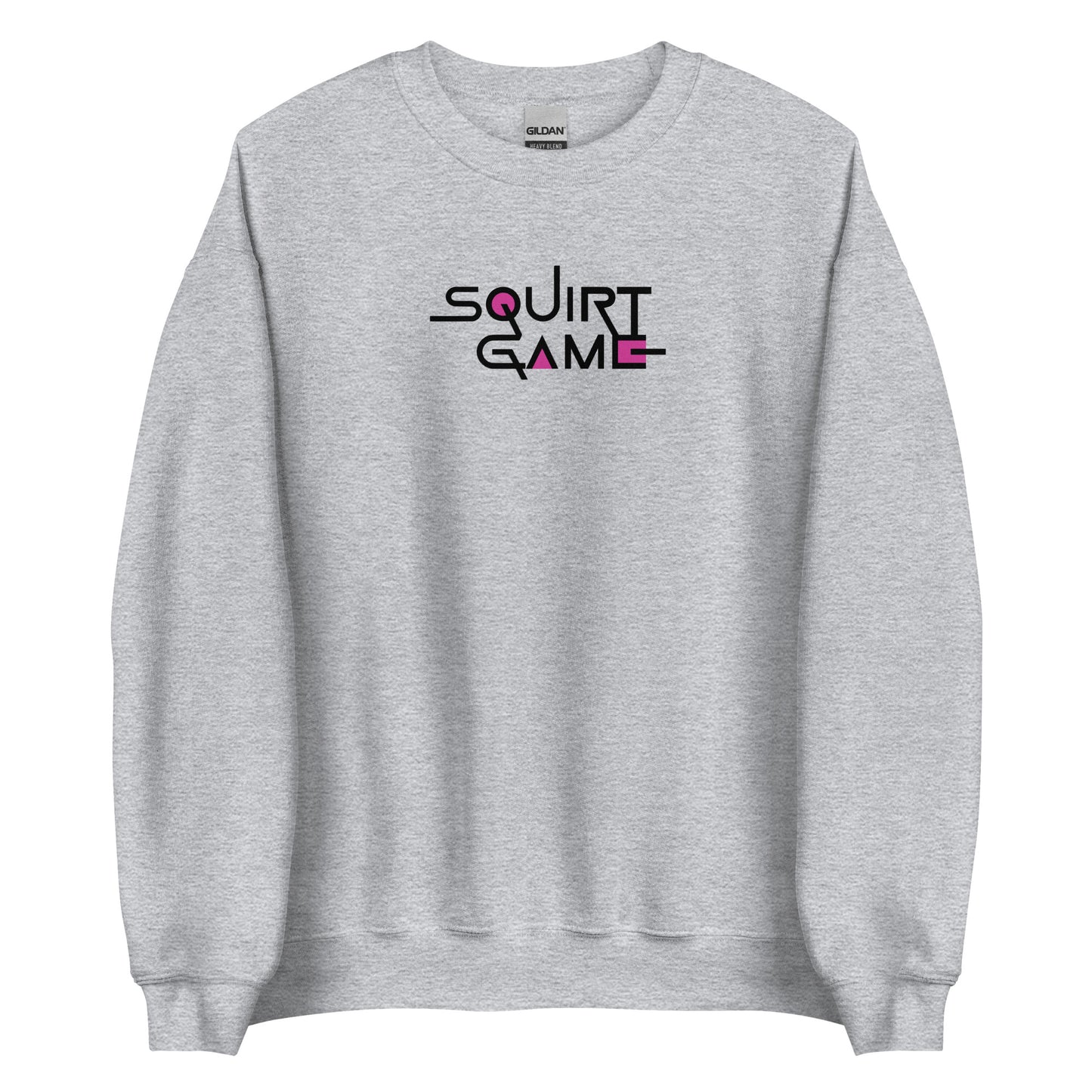 Sweat unisexe col rond Squirt game Gris Sport - Sedurro