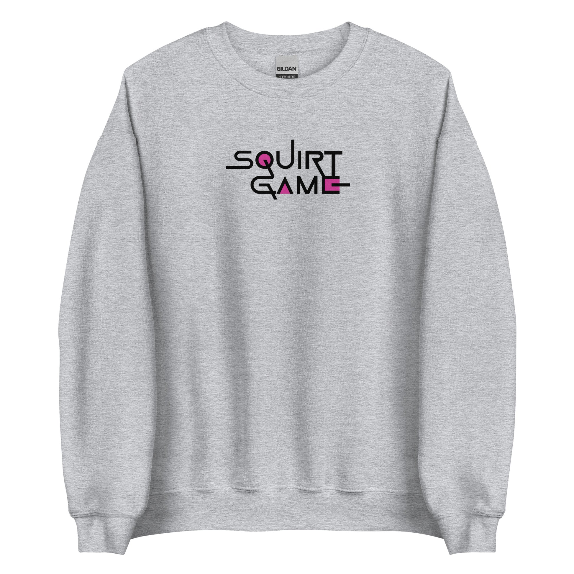 Sweat unisexe col rond Squirt game Gris Sport - Sedurro