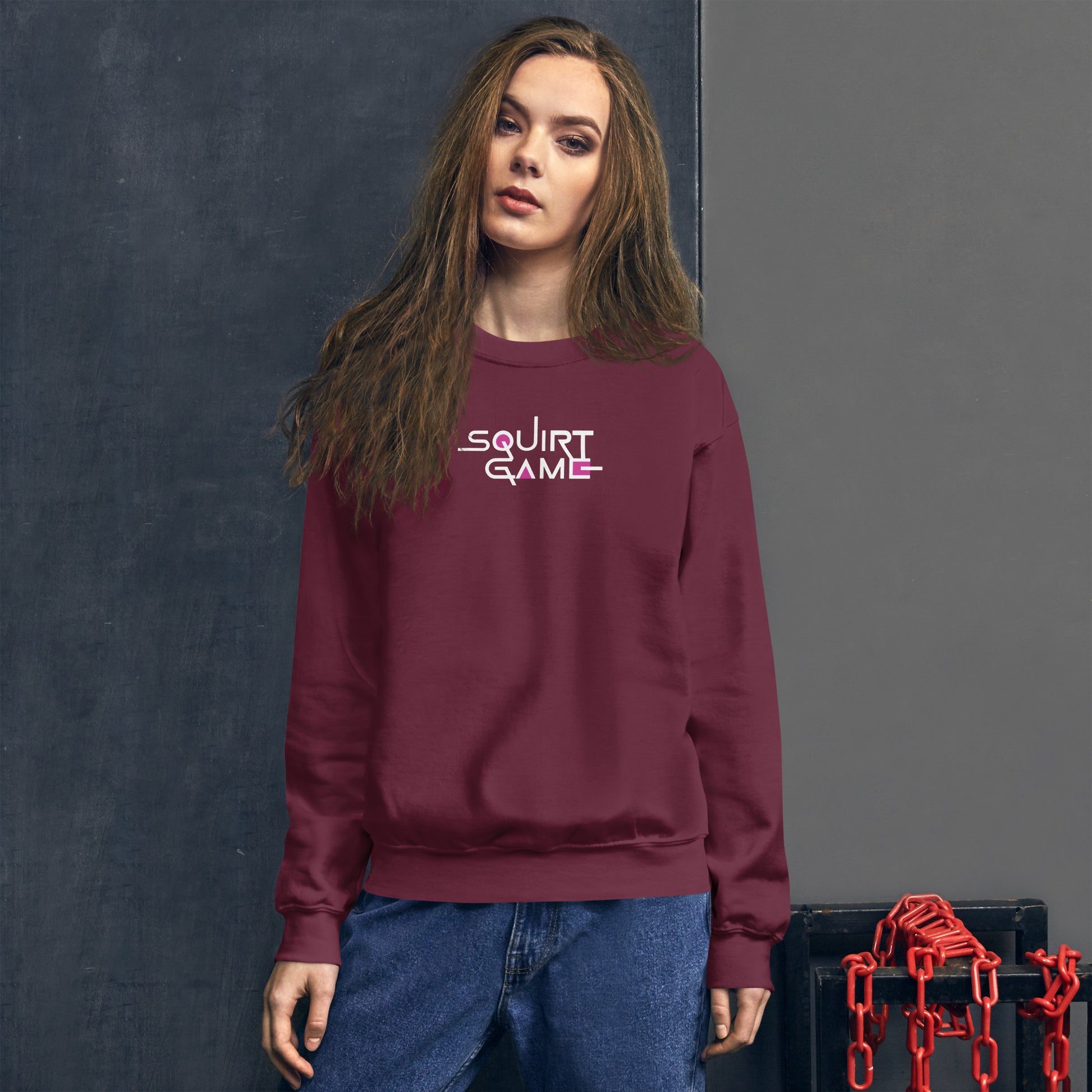 Sweat unisexe col rond Squirt game - Sedurro