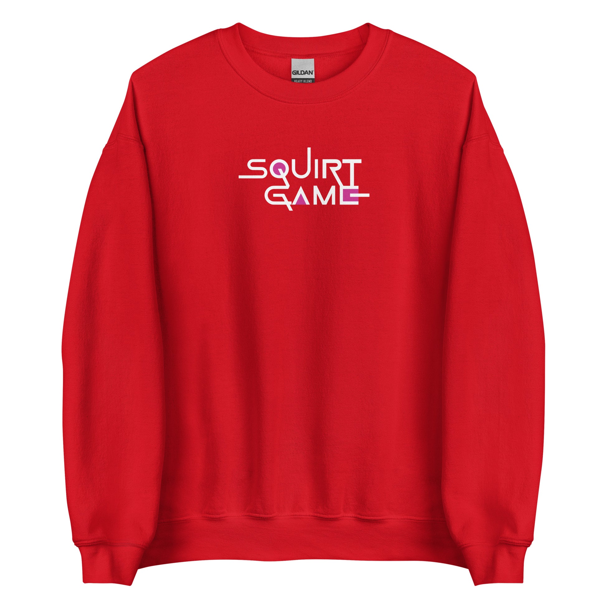Sweat unisexe col rond Squirt game Rouge - Sedurro