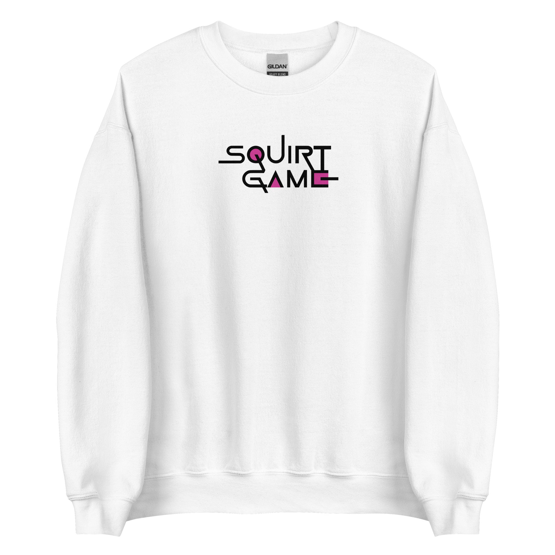 Sweat unisexe col rond Squirt game Blanc - Sedurro