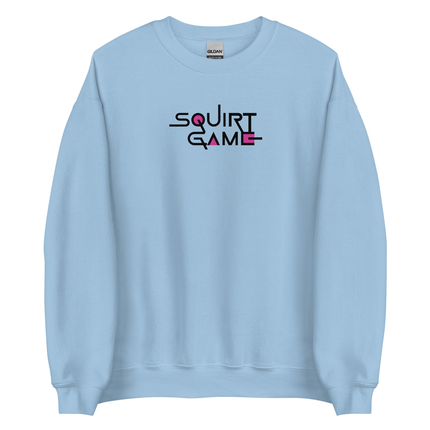 Sweat unisexe col rond Squirt game Bleu Clair - Sedurro