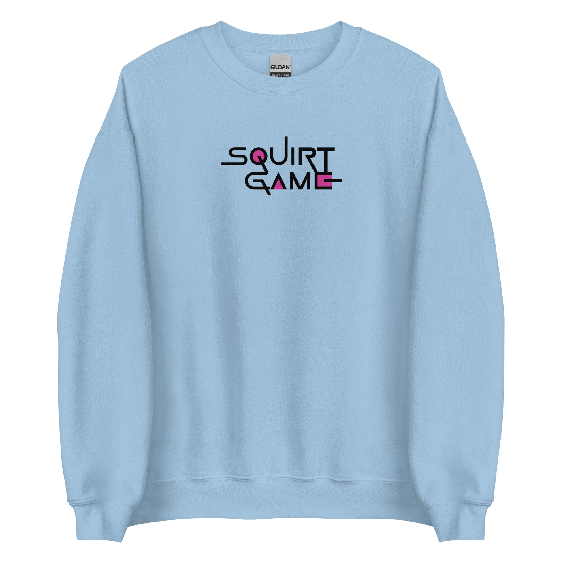 Sweat unisexe col rond Squirt game Bleu Clair - Sedurro