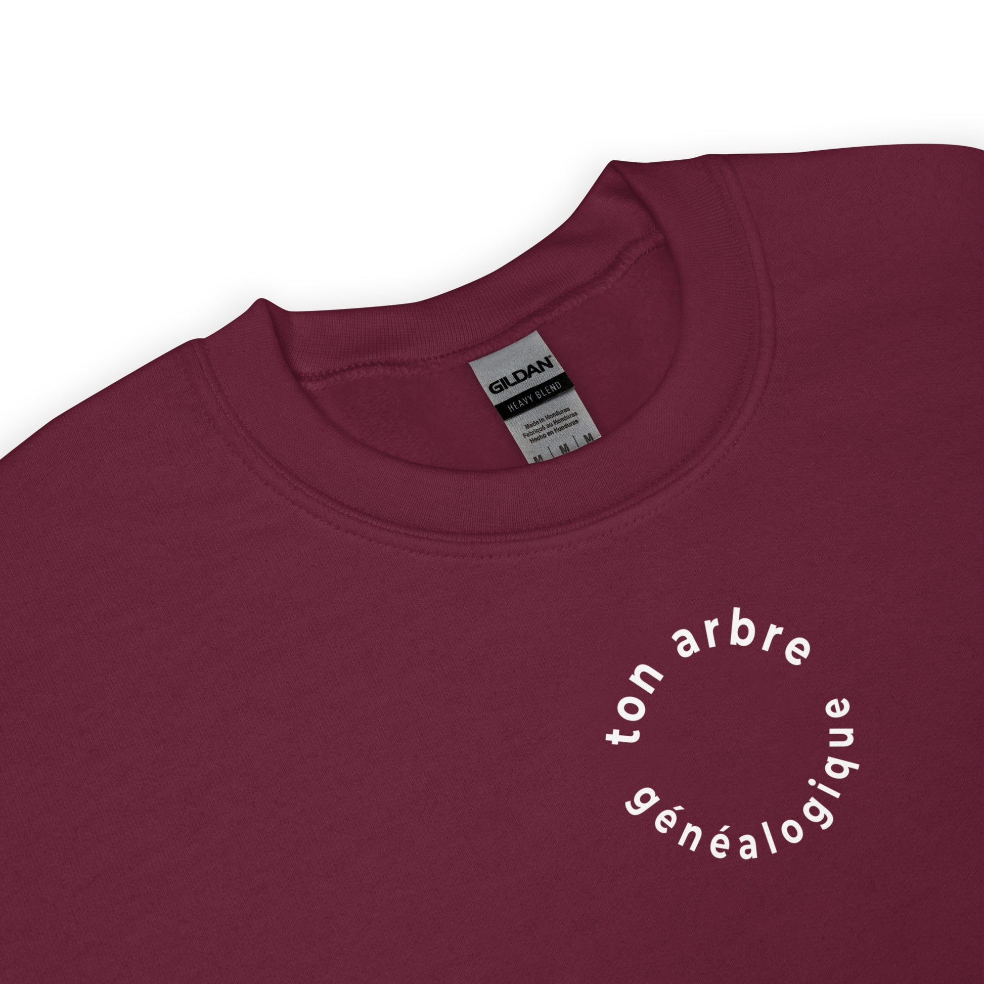 Sweat unisexe col rond Ton arbre généalogique en forme de cercle - Sedurro