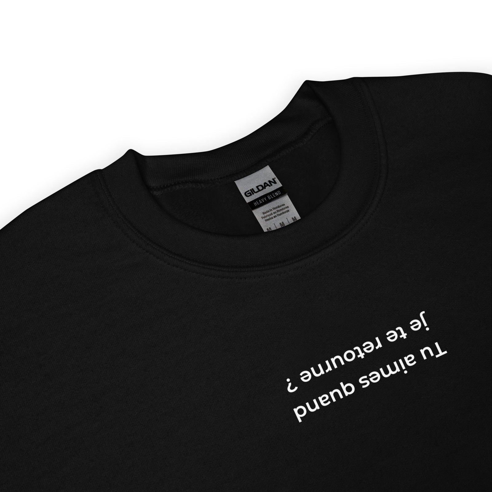 Sweat unisexe col rond Tu aimes quand je te retourne - Sedurro