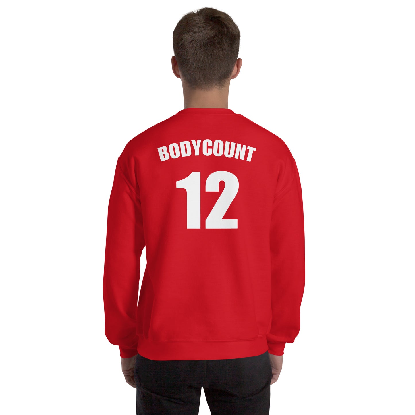 Sweat unisexe col rond personnalisable maillot numéro bodycount - Sedurro