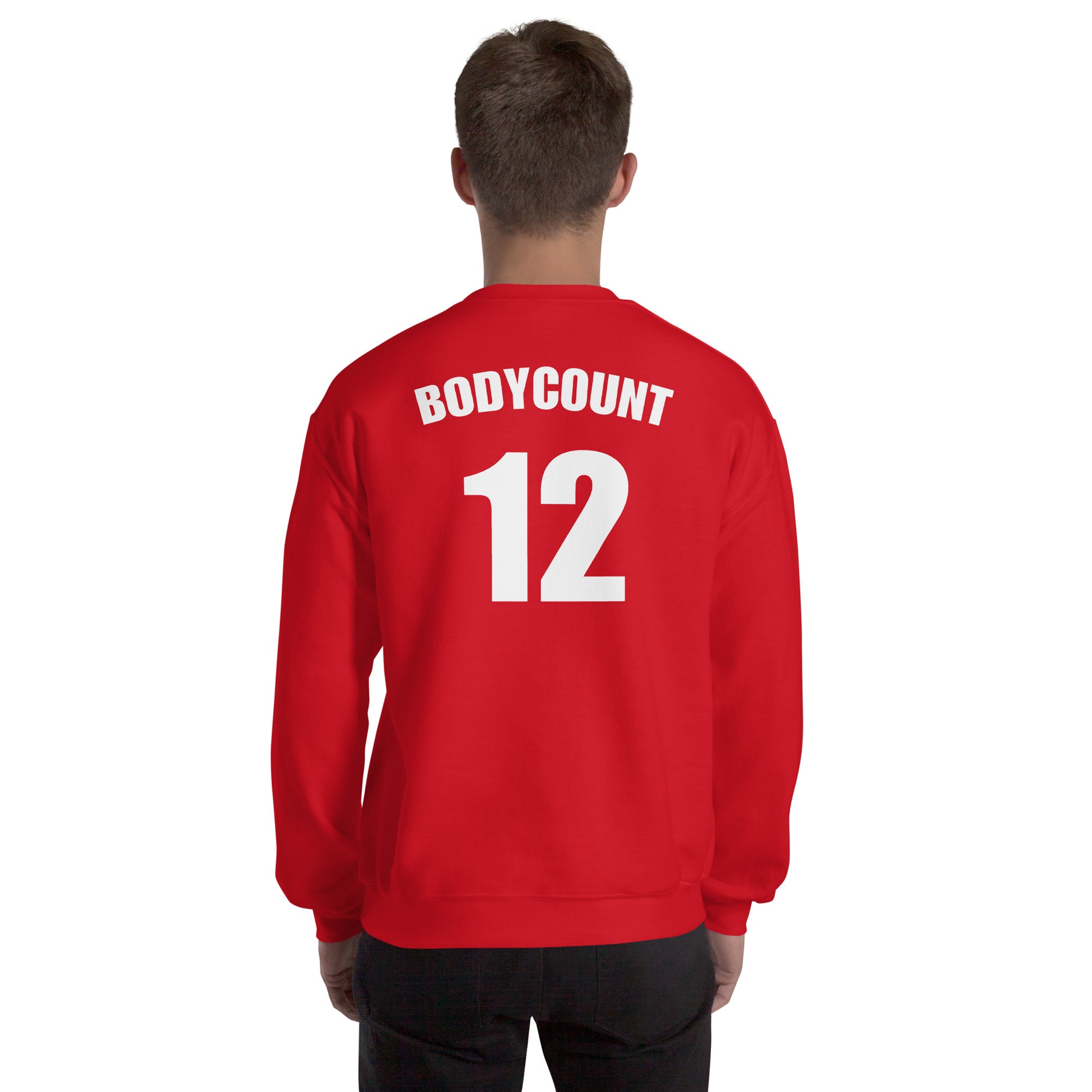 Sweat unisexe col rond personnalisable maillot numéro bodycount - Sedurro