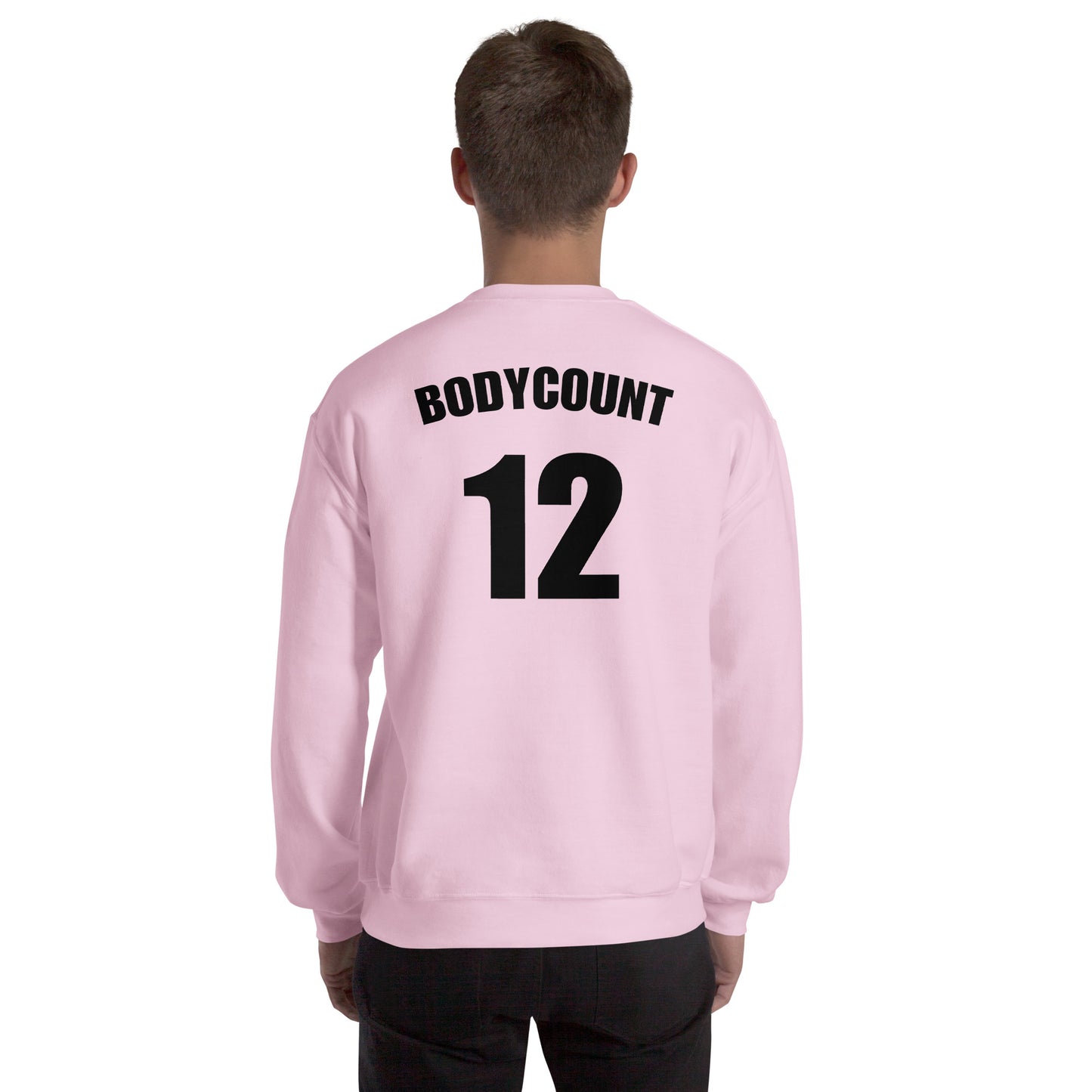 Sweat unisexe col rond personnalisable maillot numéro bodycount - Sedurro