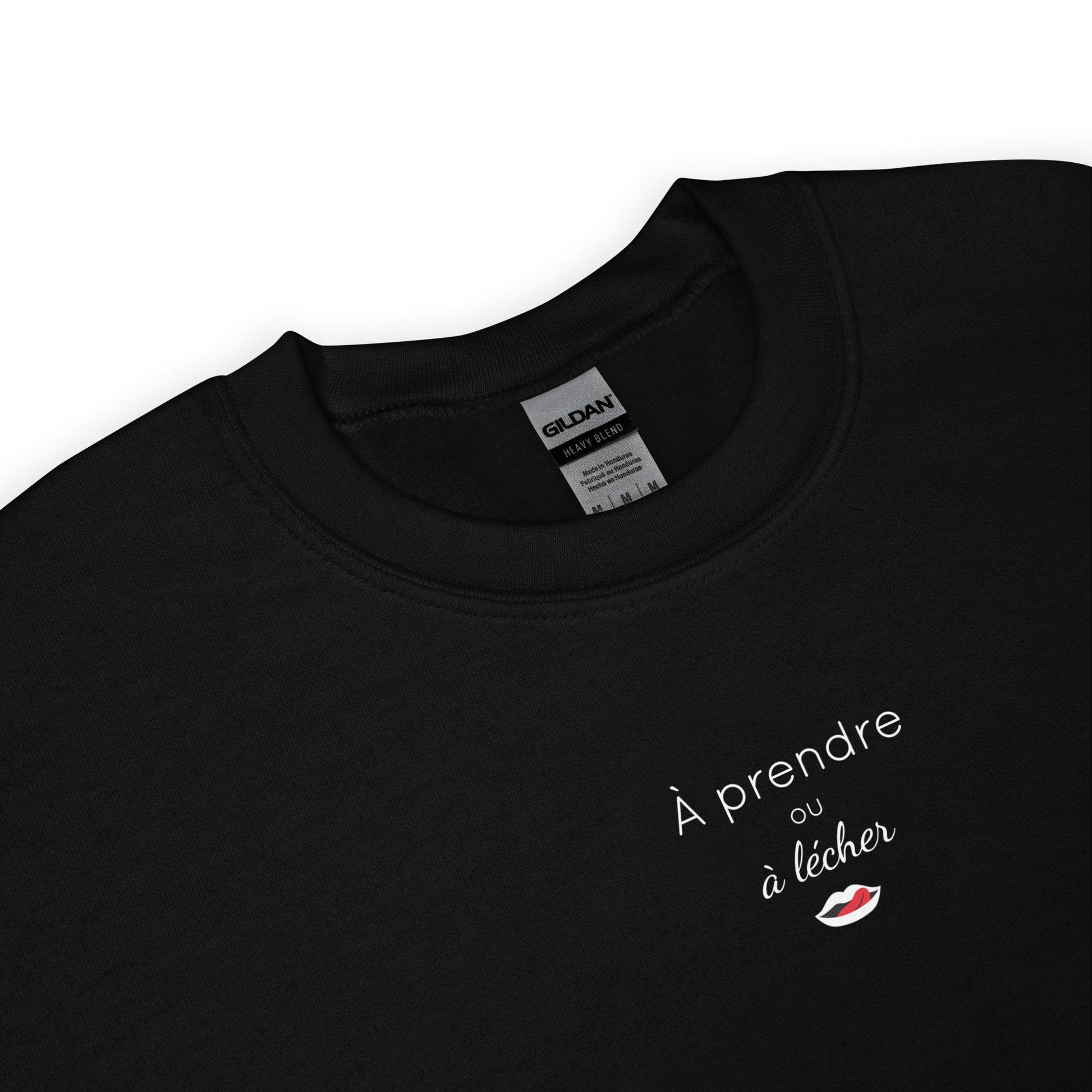 Sweat unisexe col rond À prendre ou à lécher - Sedurro