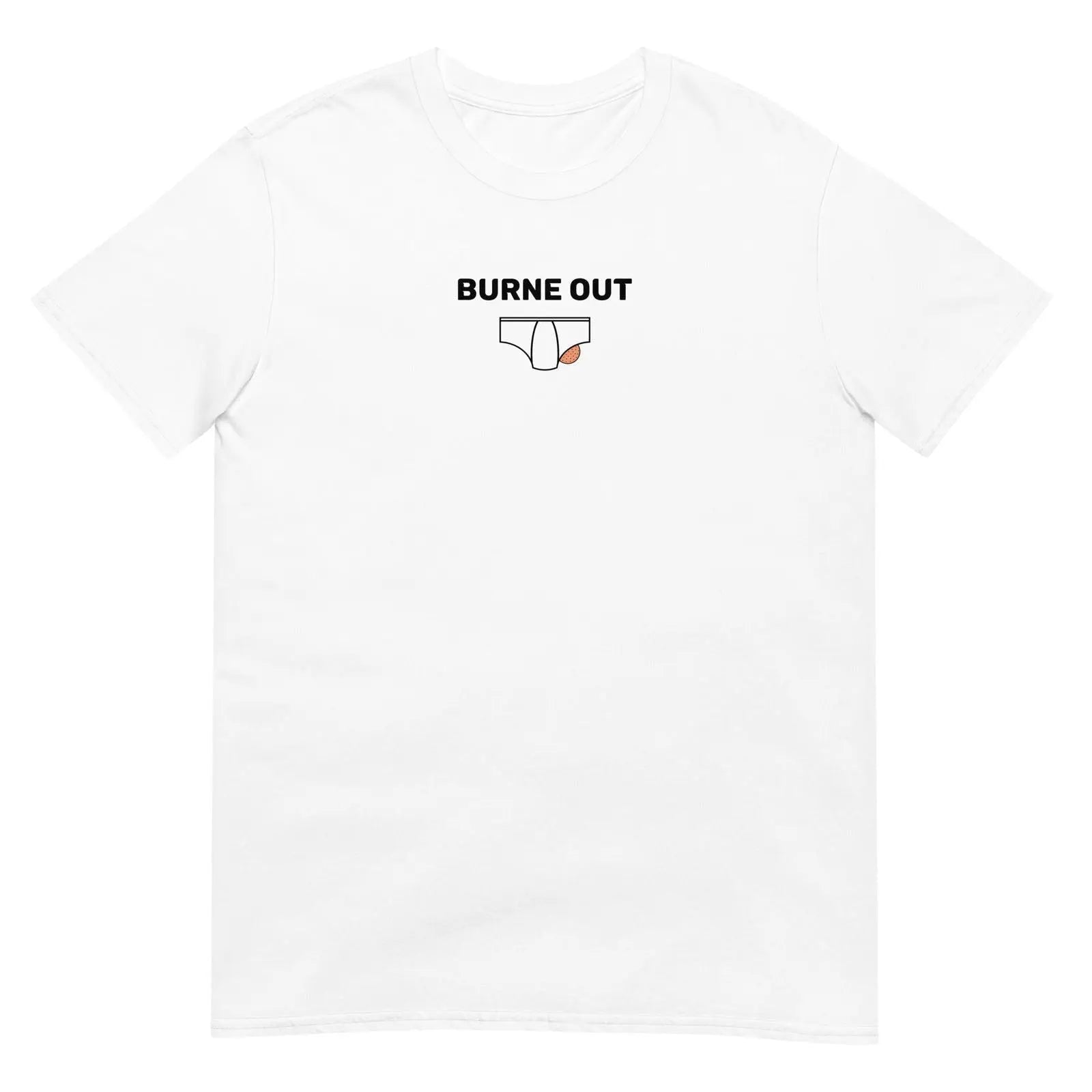 T-shirt unisexe Burne out Blanc - Sedurro