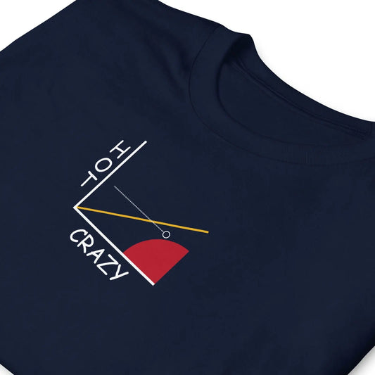 T-shirt unisexe Courbe hot crazy scale - Sedurro