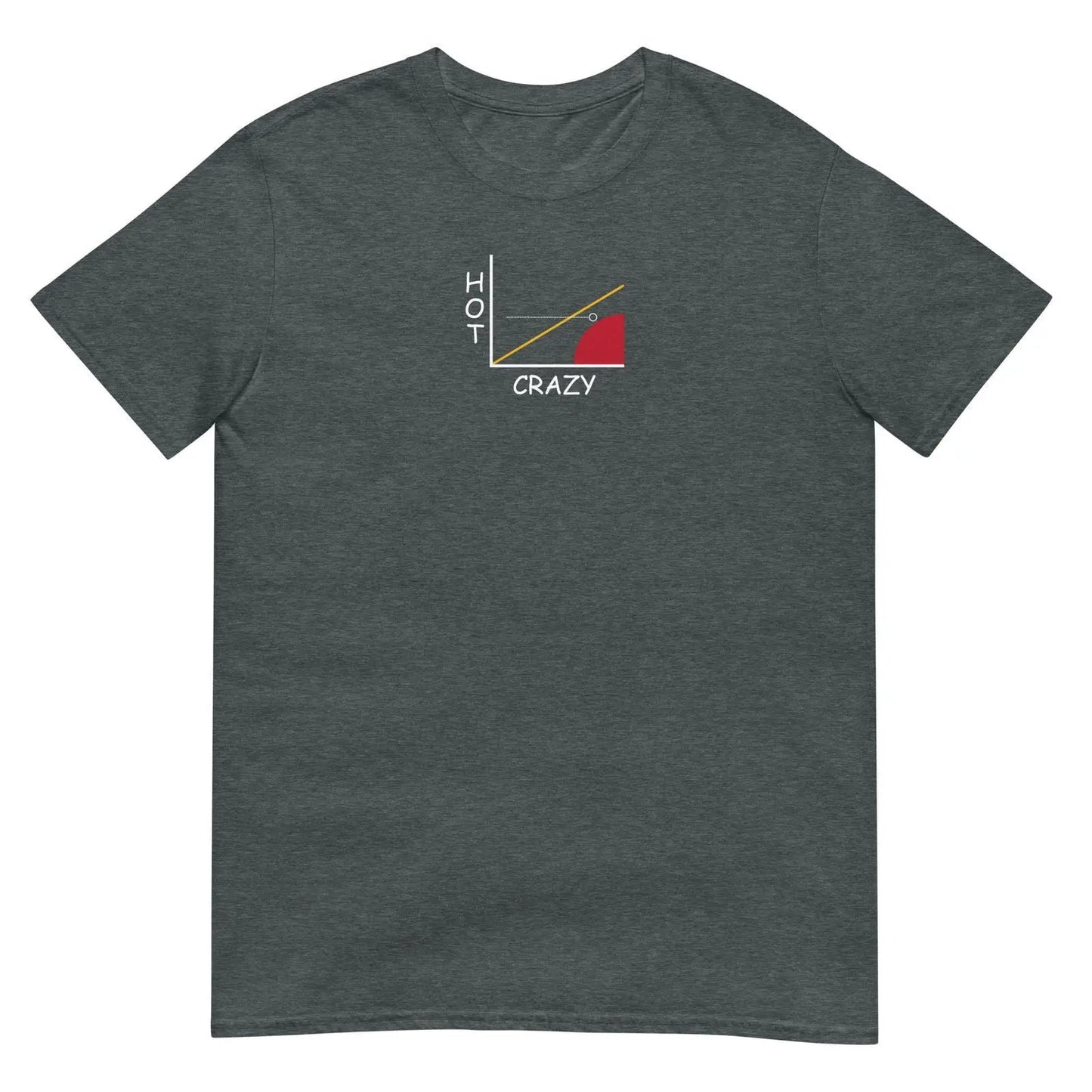 T-shirt unisexe Courbe hot crazy scale - Sedurro